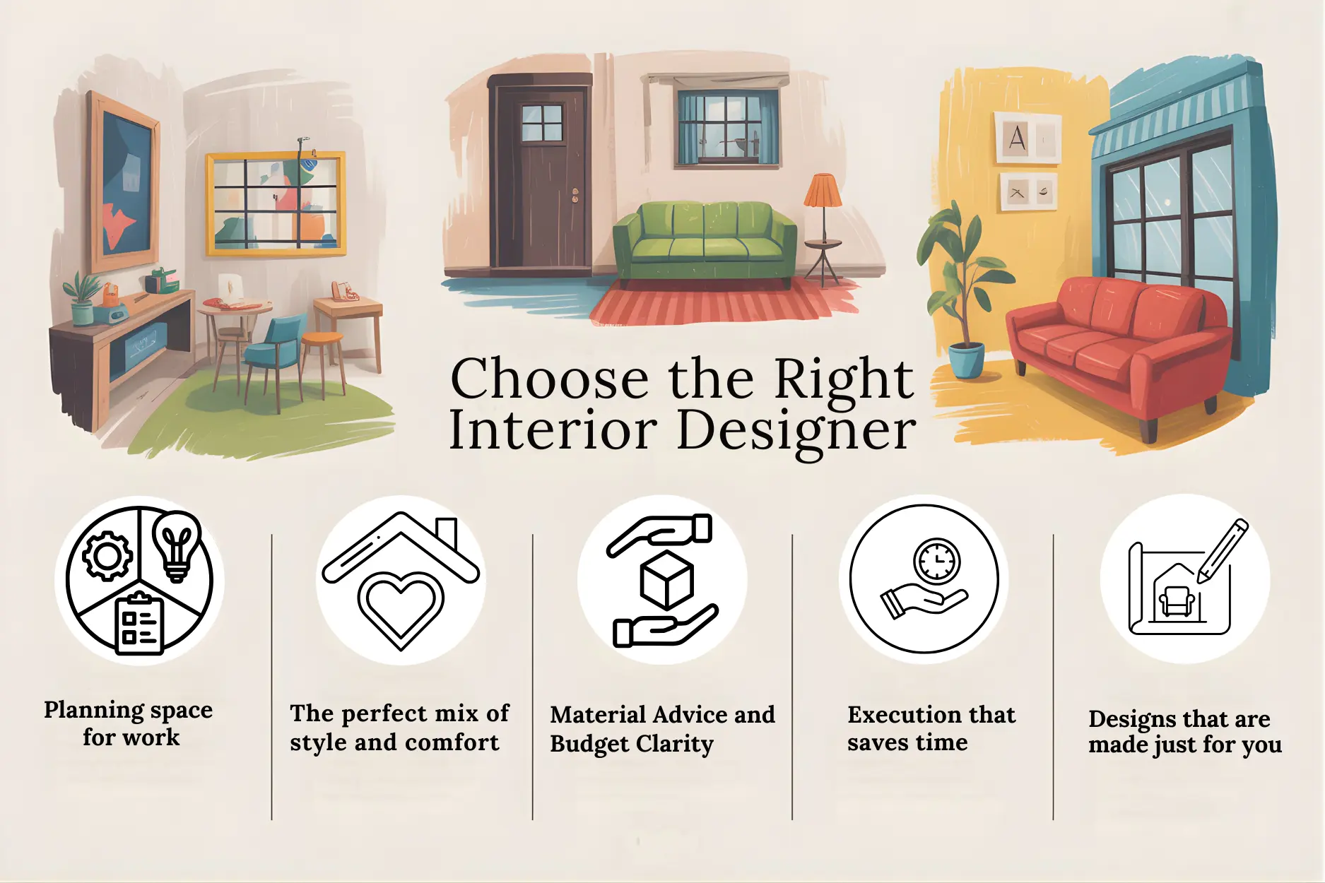 choose the right interior designer