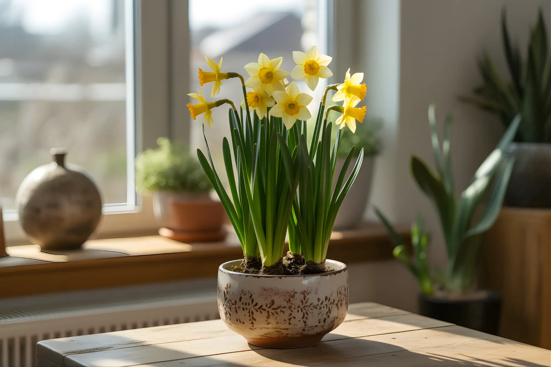 Daffodil (नरगिस का फूल) plant