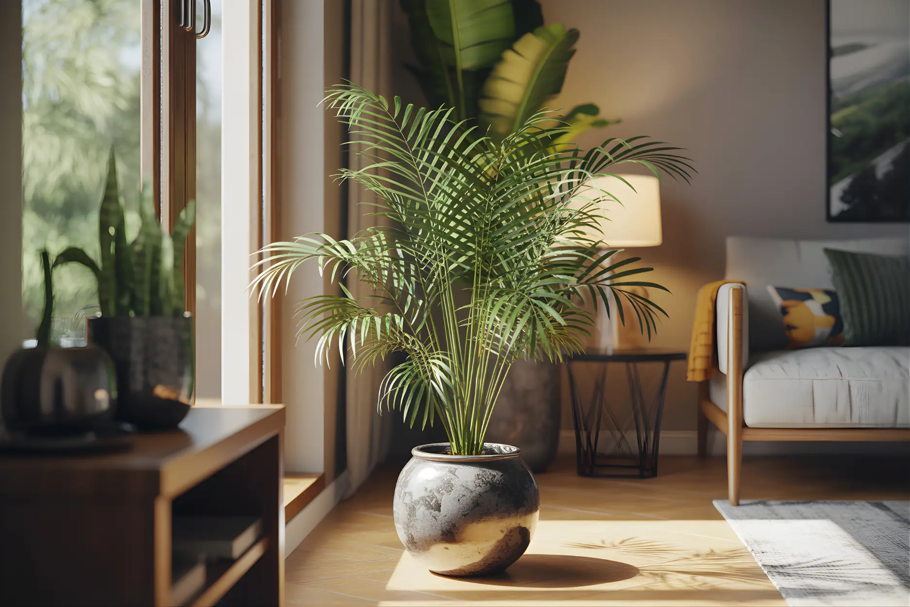 Areca palm (सुपारी ताड़ का पौधा)