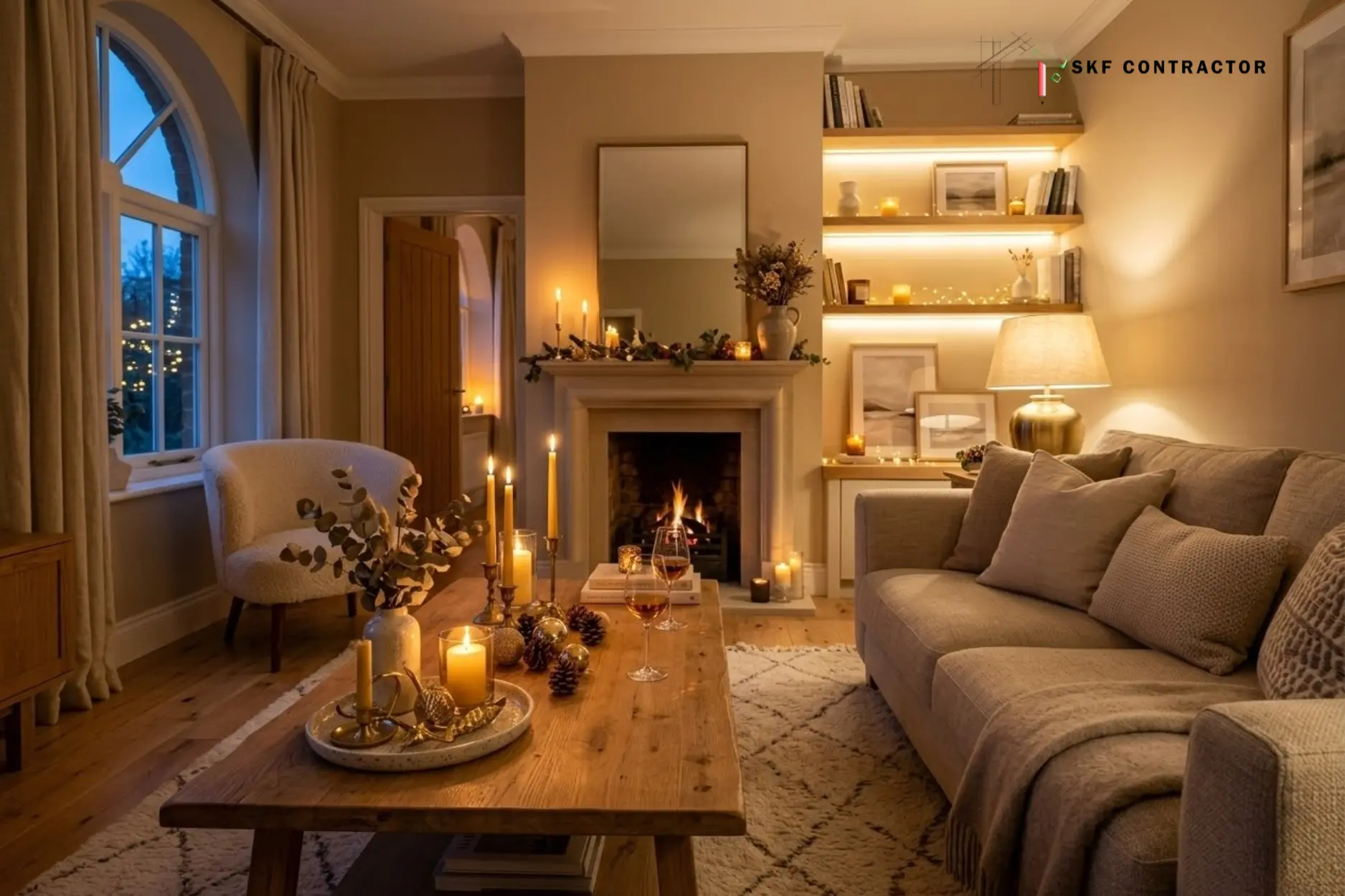 Add Soft Lighting to the Living Room