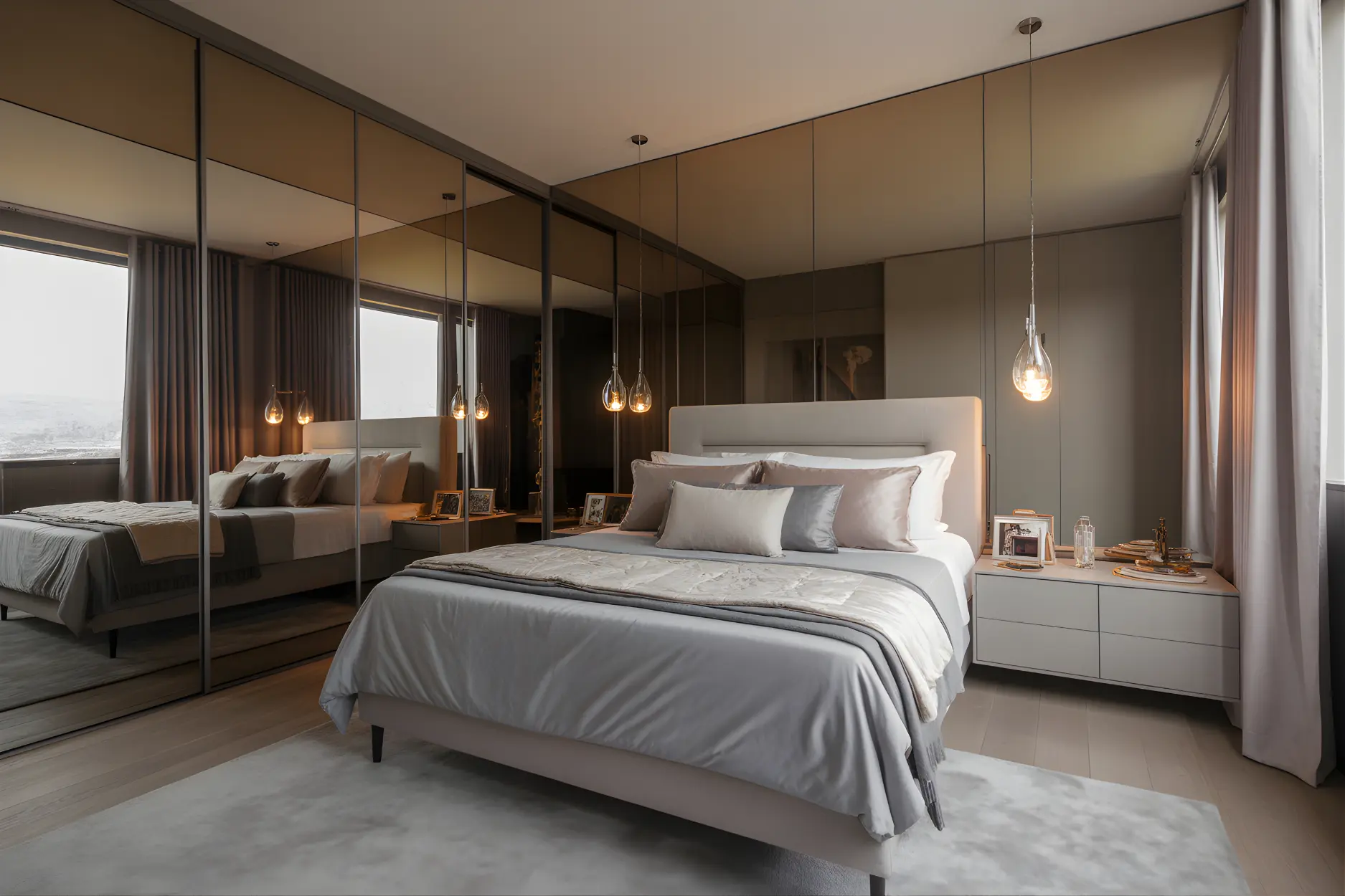 Mirrored Magic Bedroom