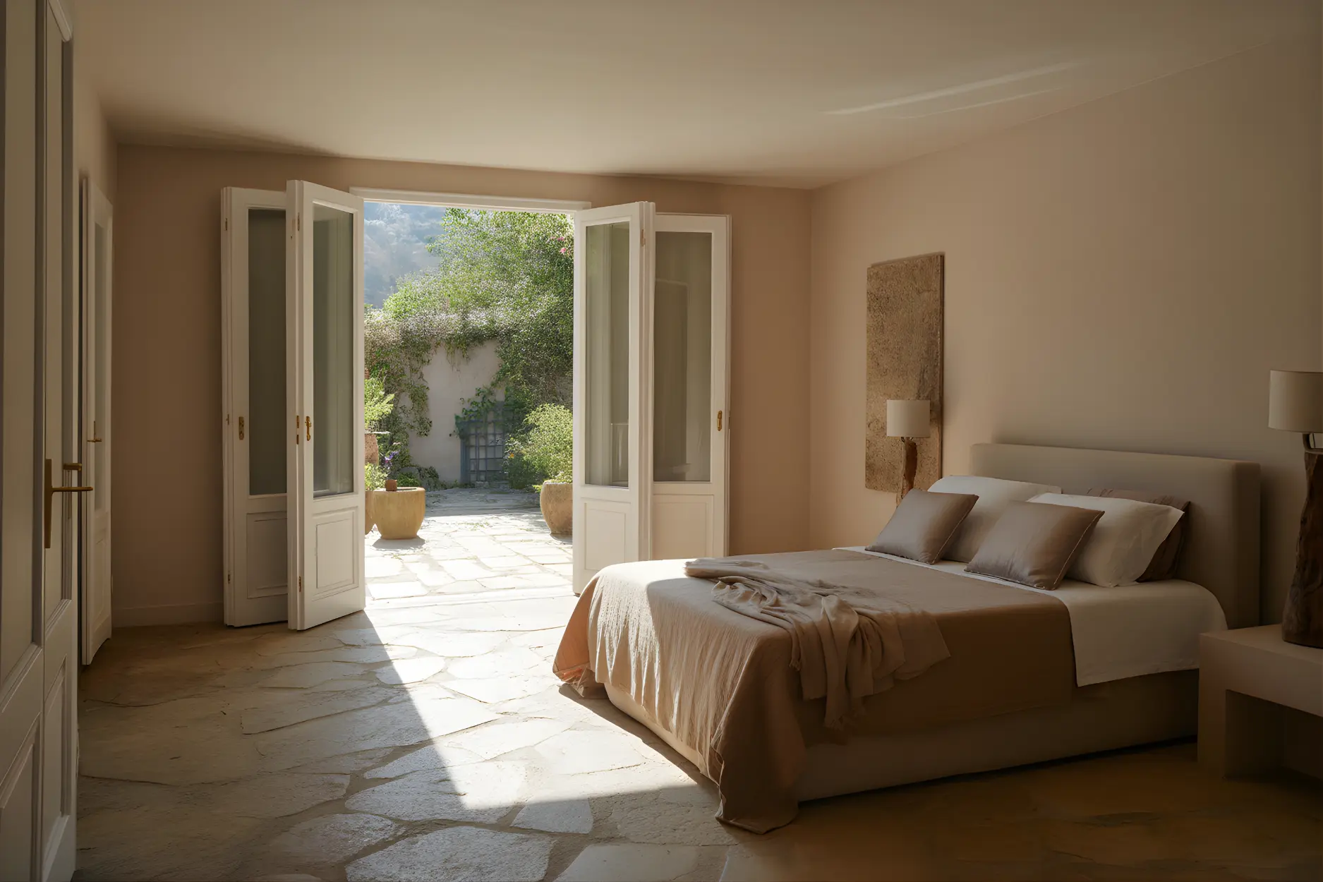 Indoor-Outdoor Fusion Bedroom