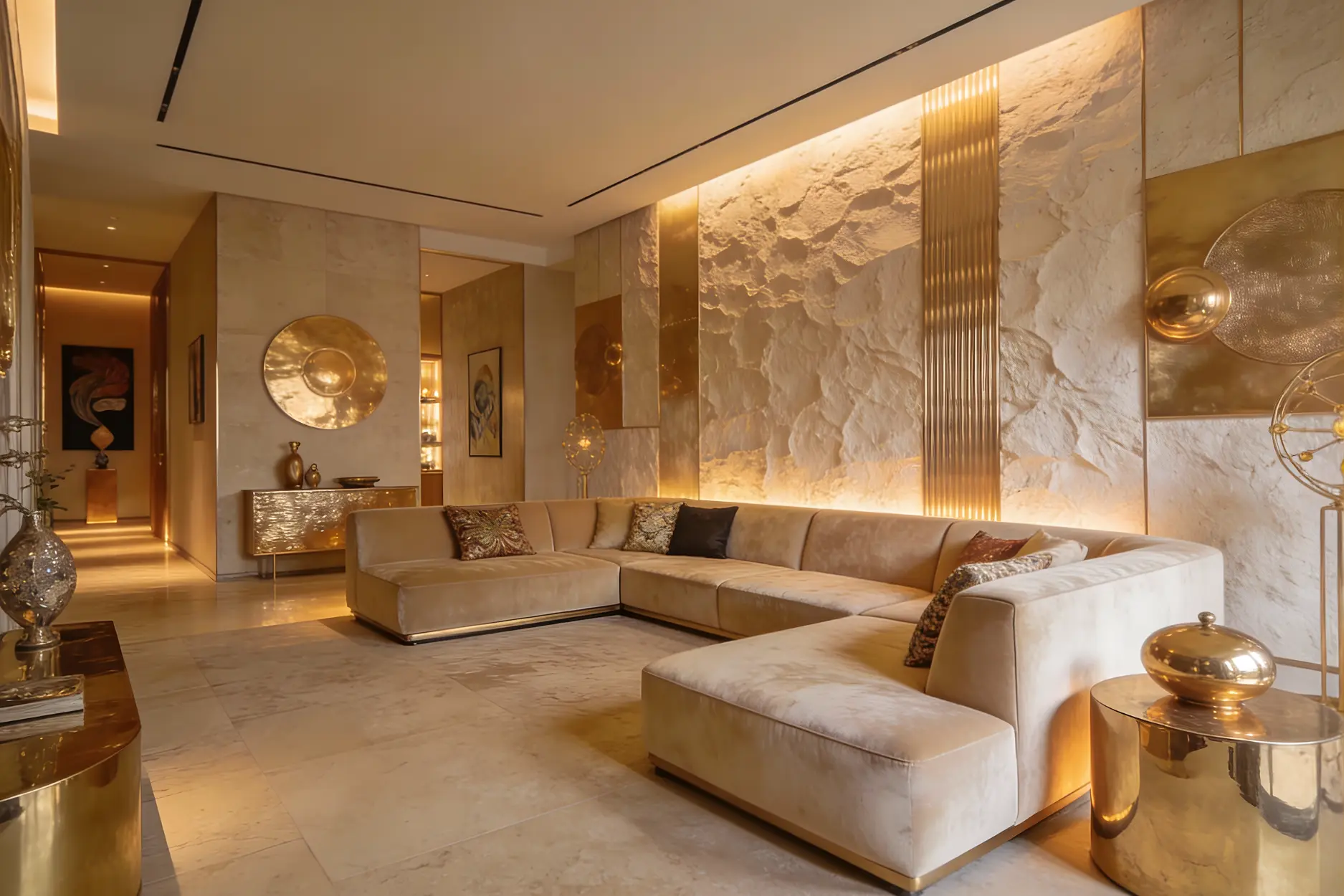 Gold and Beige β Soft & Premium