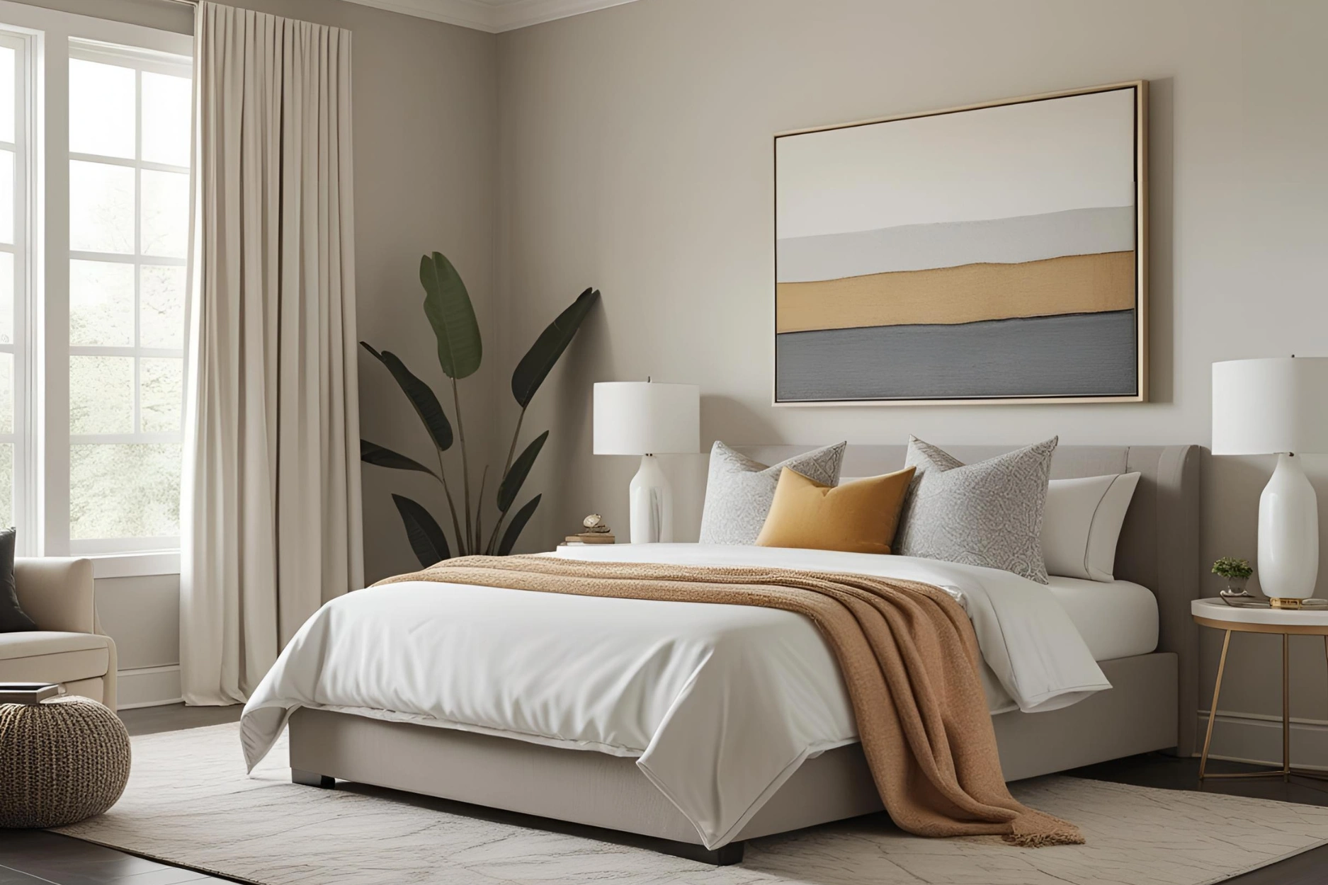 Neutral Color Palettes with a Pop