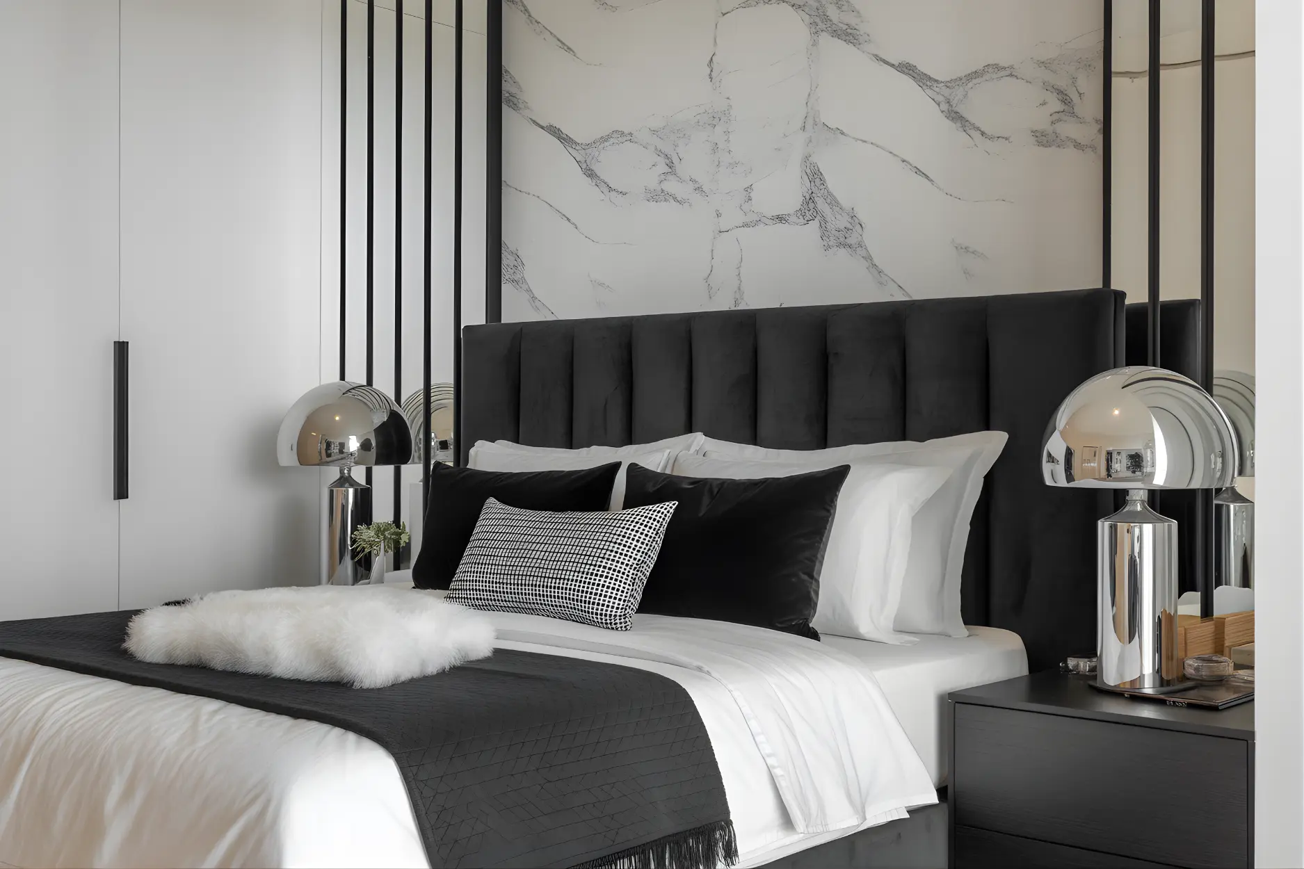 Monochrome Sophistication Bedroom