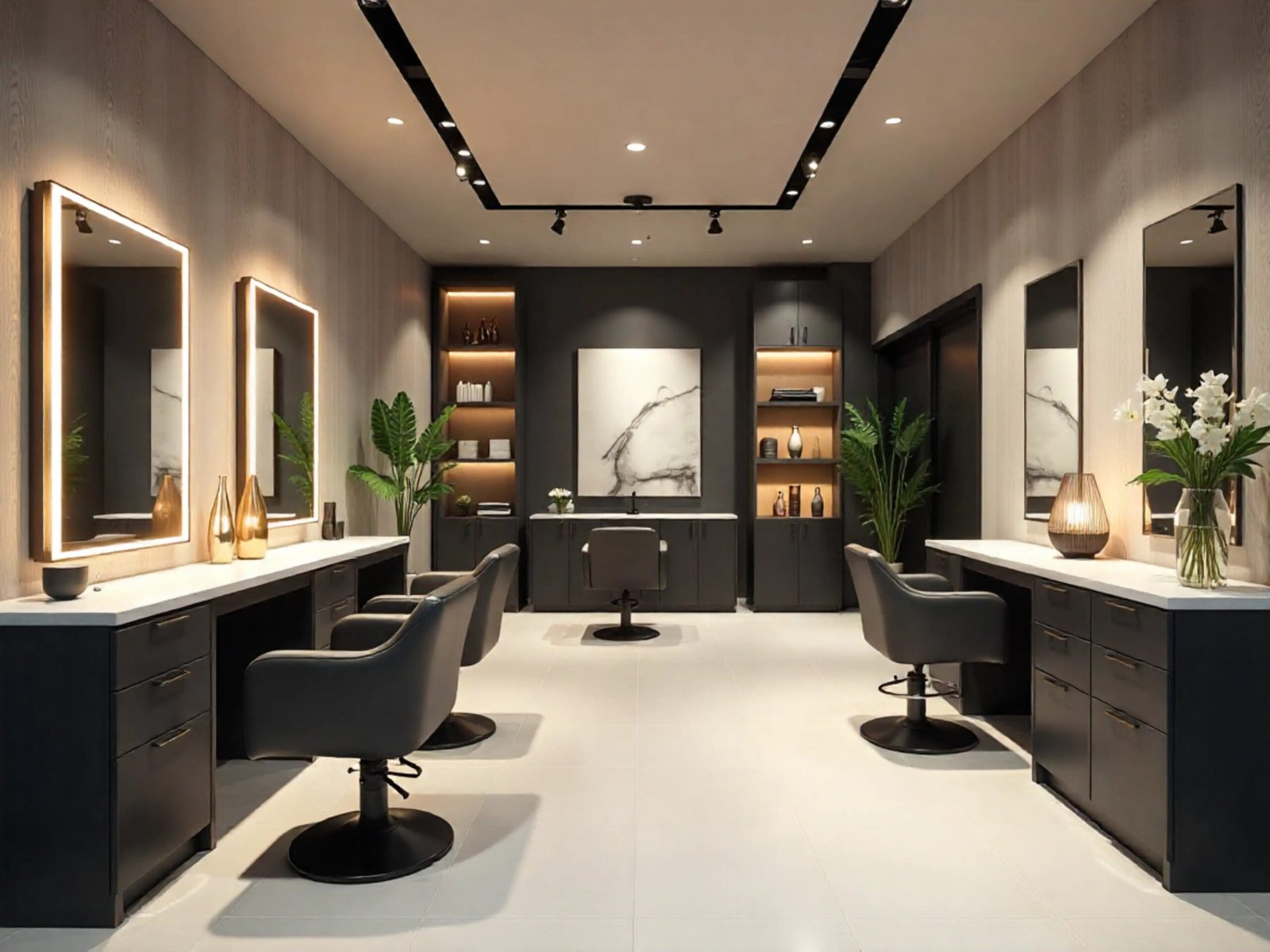 salon interior designing