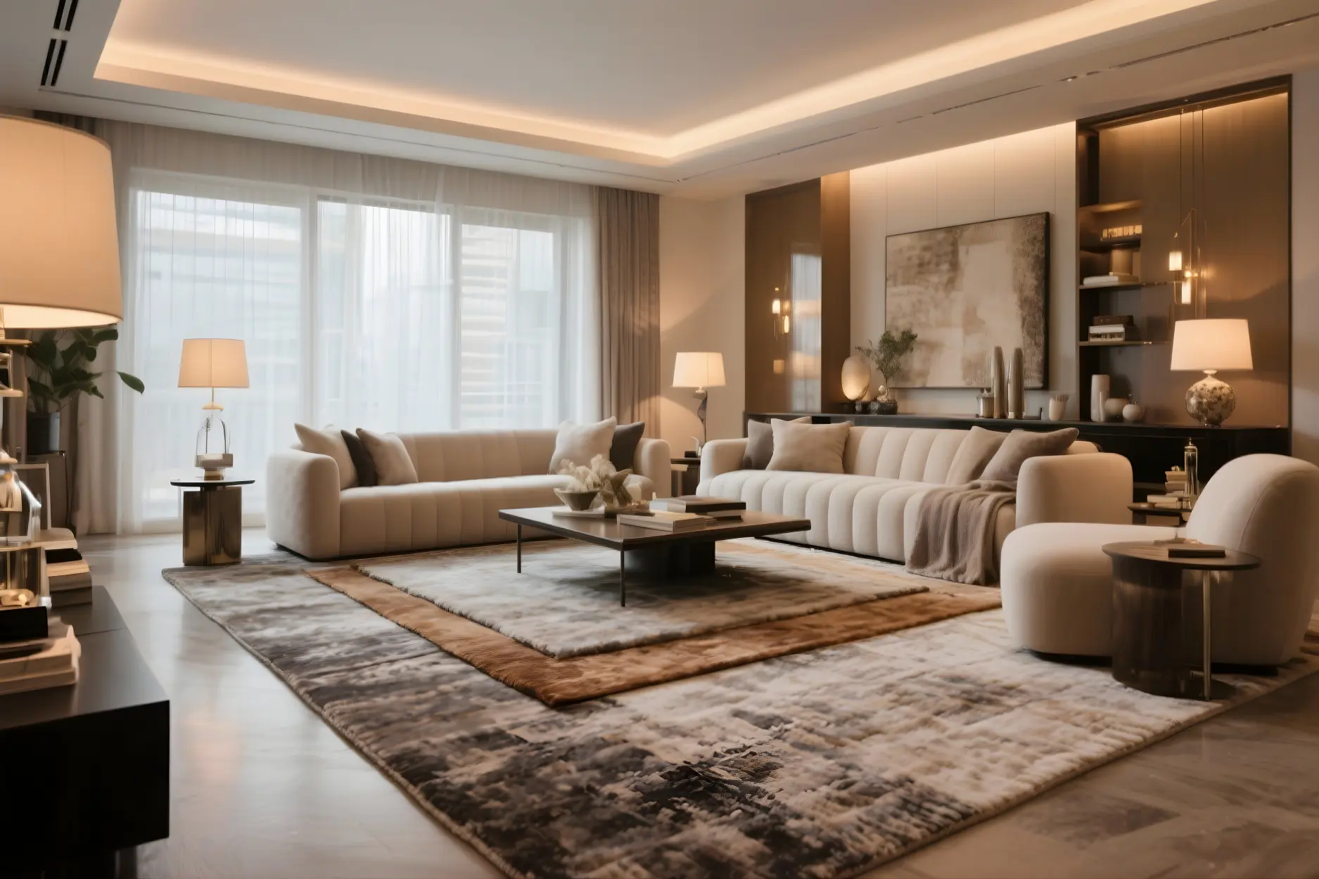 Cozy Flooring in Living Room