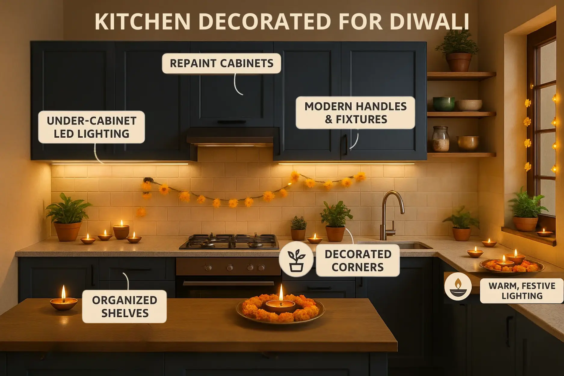 How to Give Your Kitchen a Festive Makeover