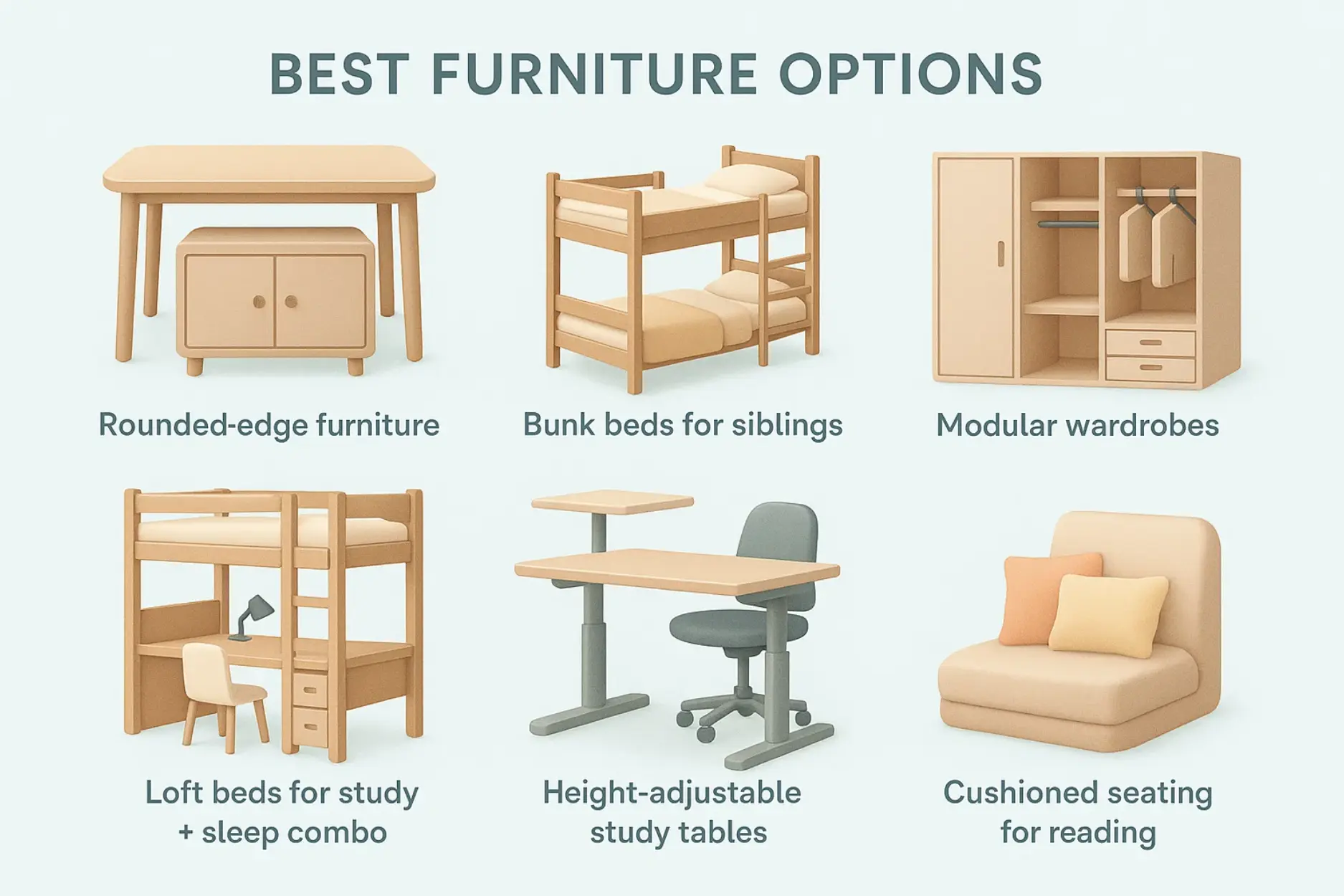 Best Furniture Options For Kids room
