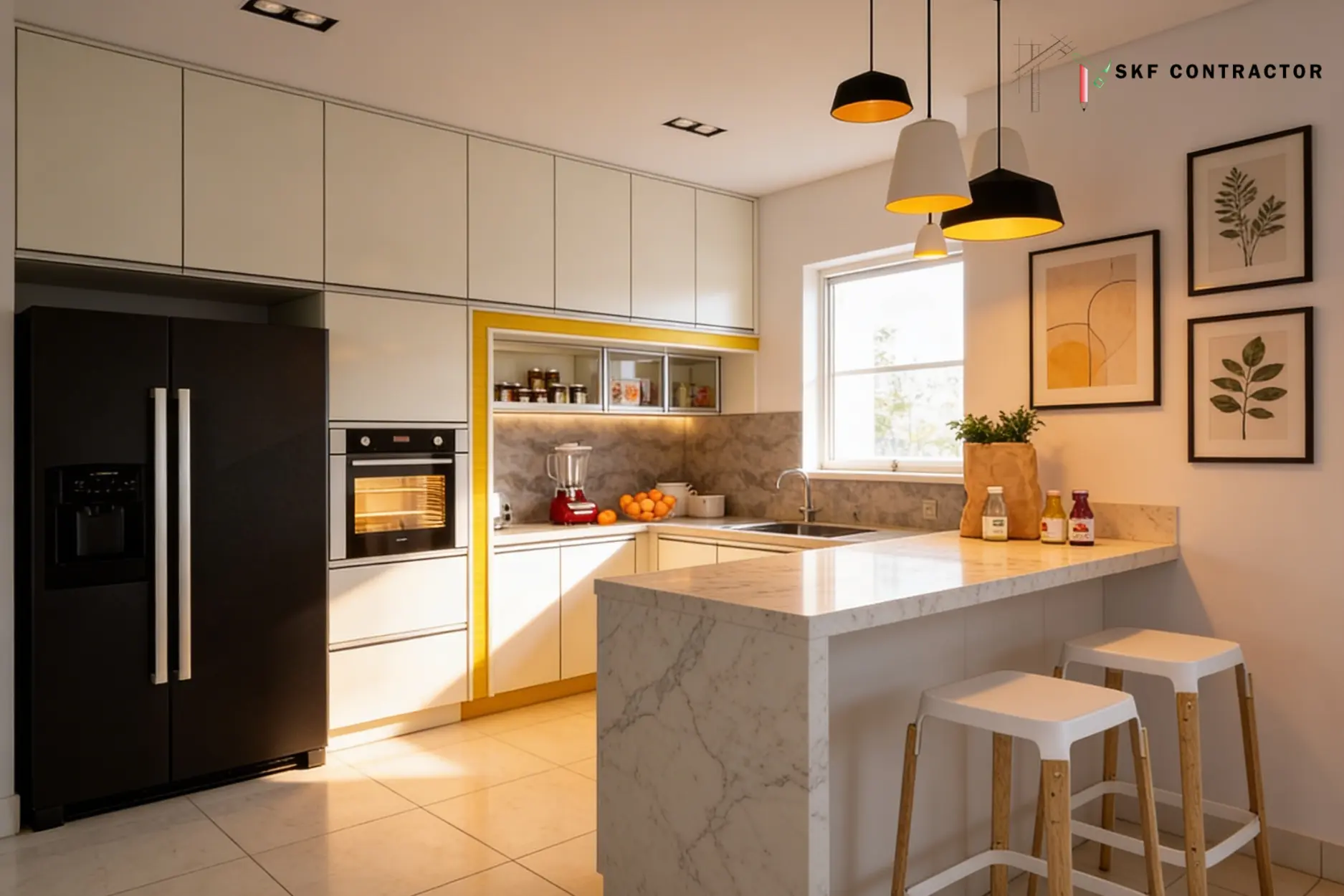 Quirky lighting solves the decor dilemma