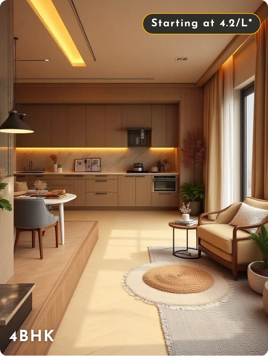 4 BHK Interior