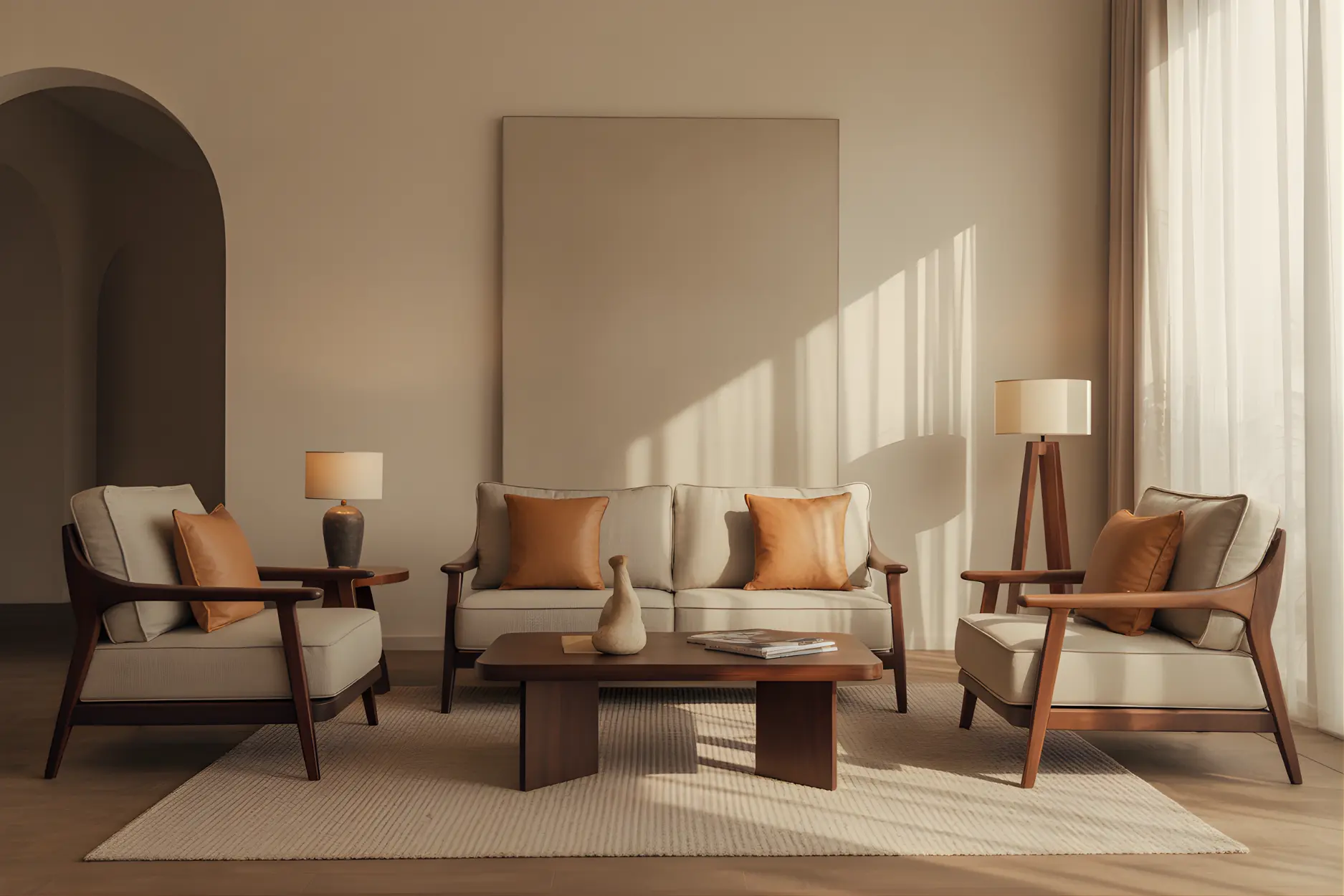 Brown with Light Brown Combinations Furniture