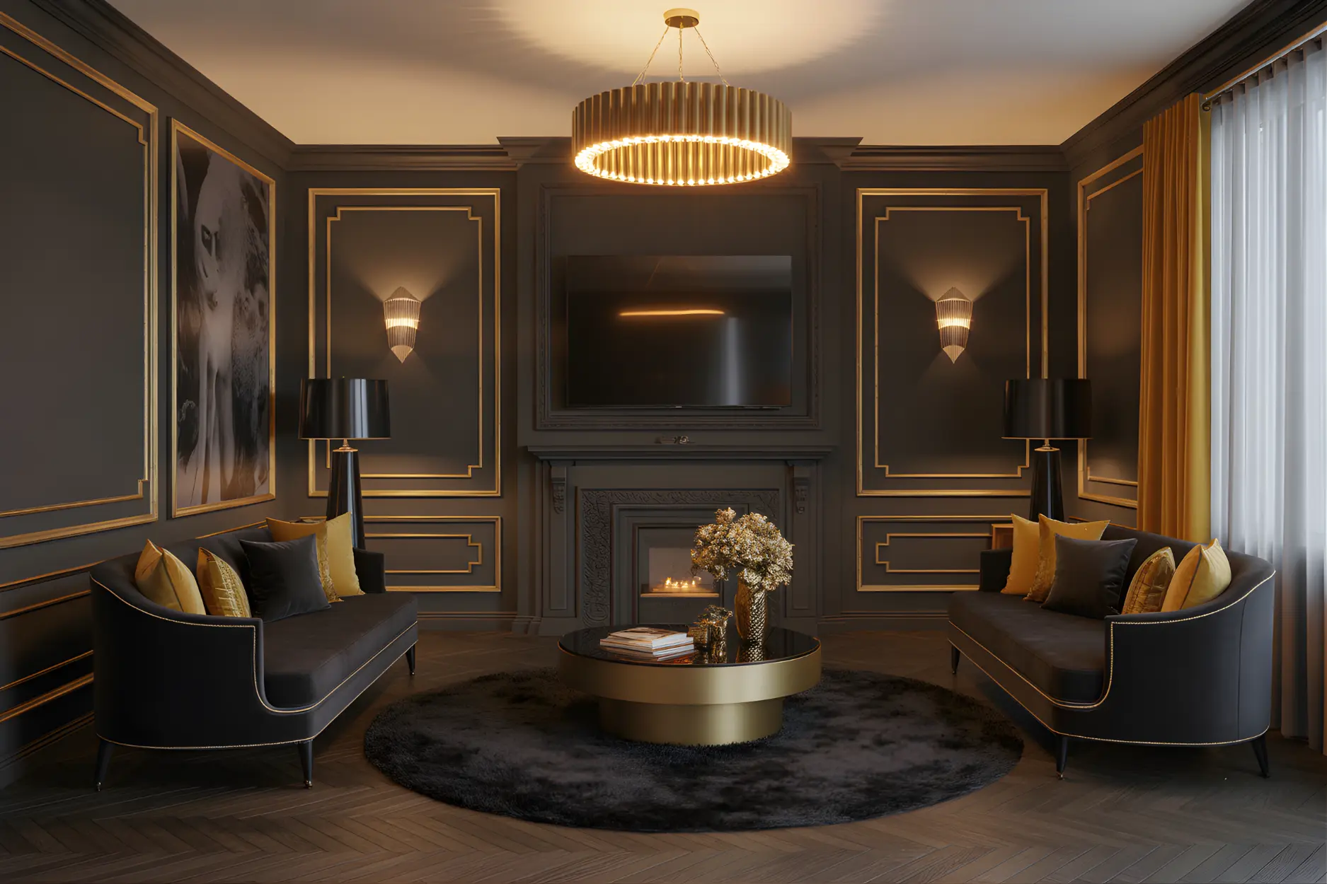 Gold and Black β Luxury at Its Peak