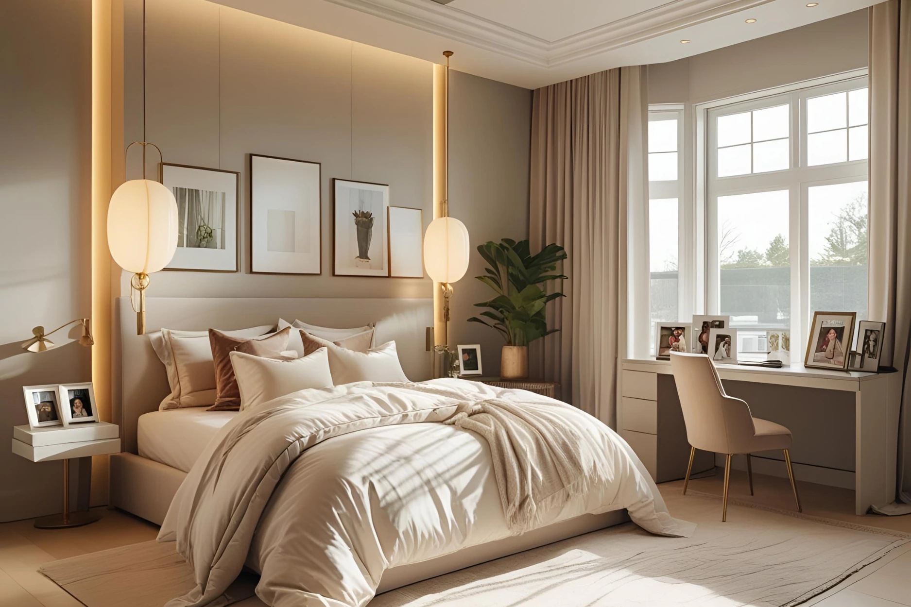 Shahrukh Khan mannat's Bedroom