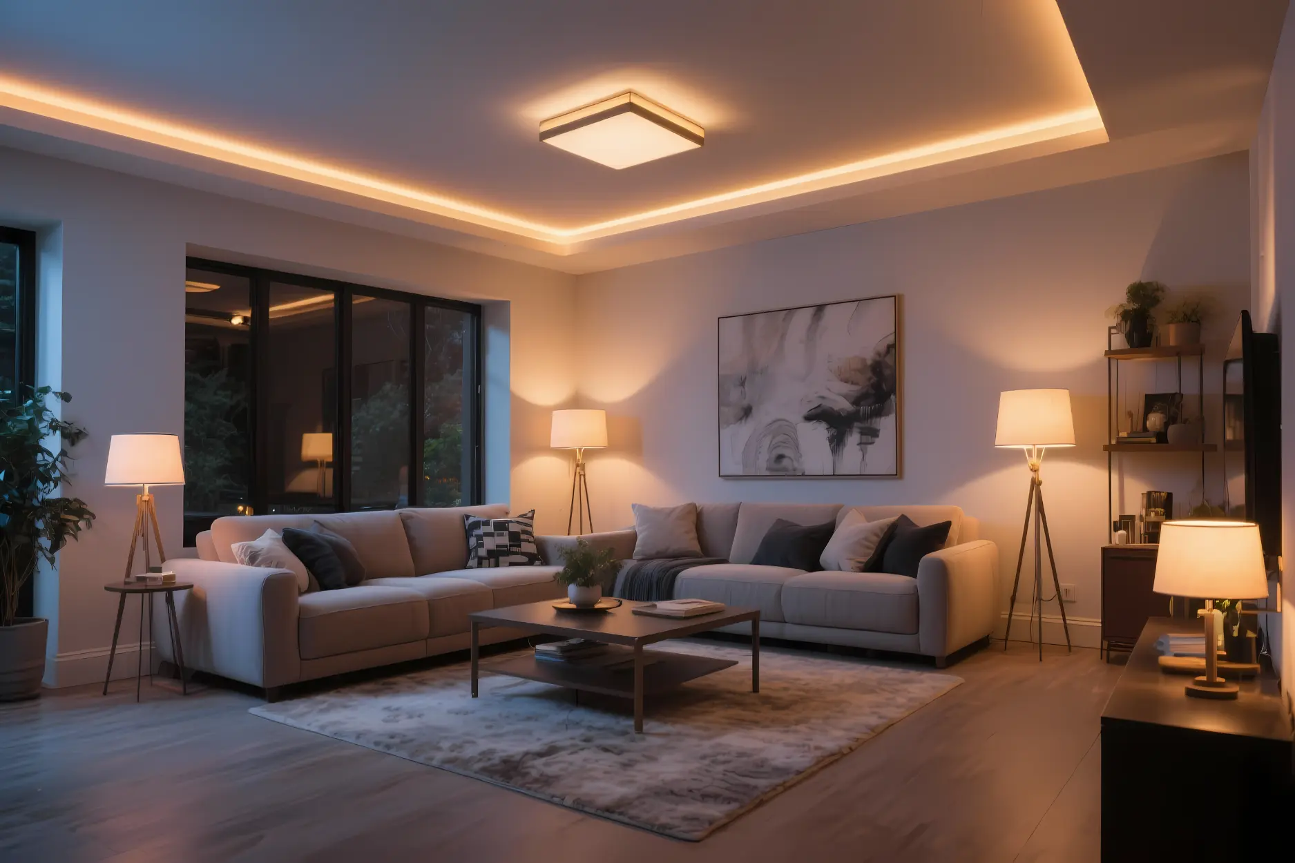 Layer Your Lighting in living room