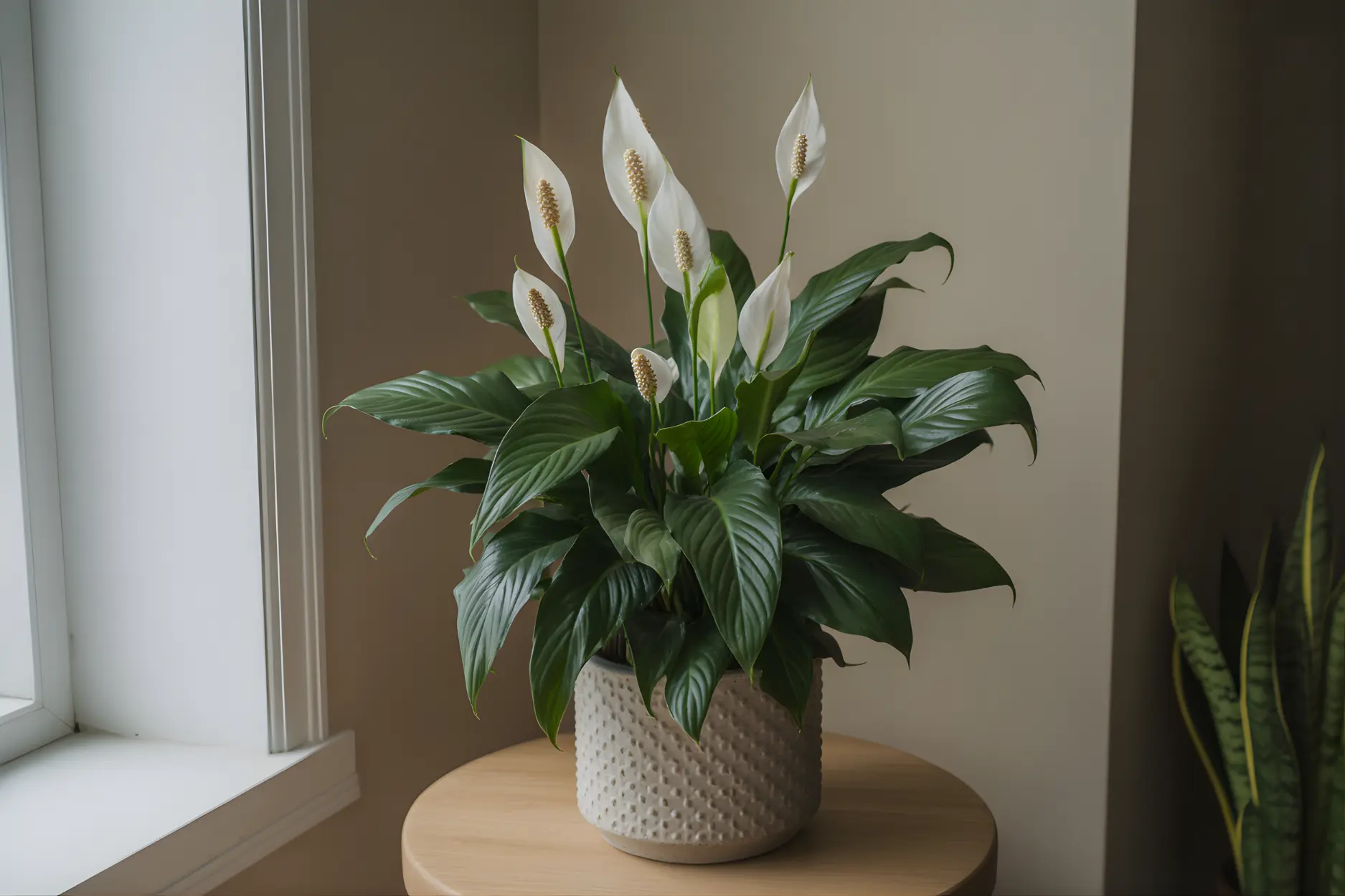 Peace lily (कुमुदिनी) plant