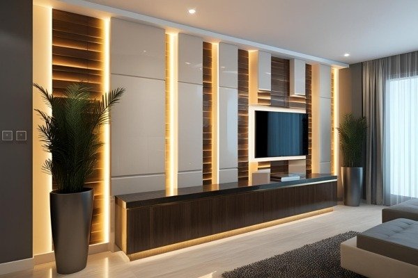 Walls a 3D Look With Lights