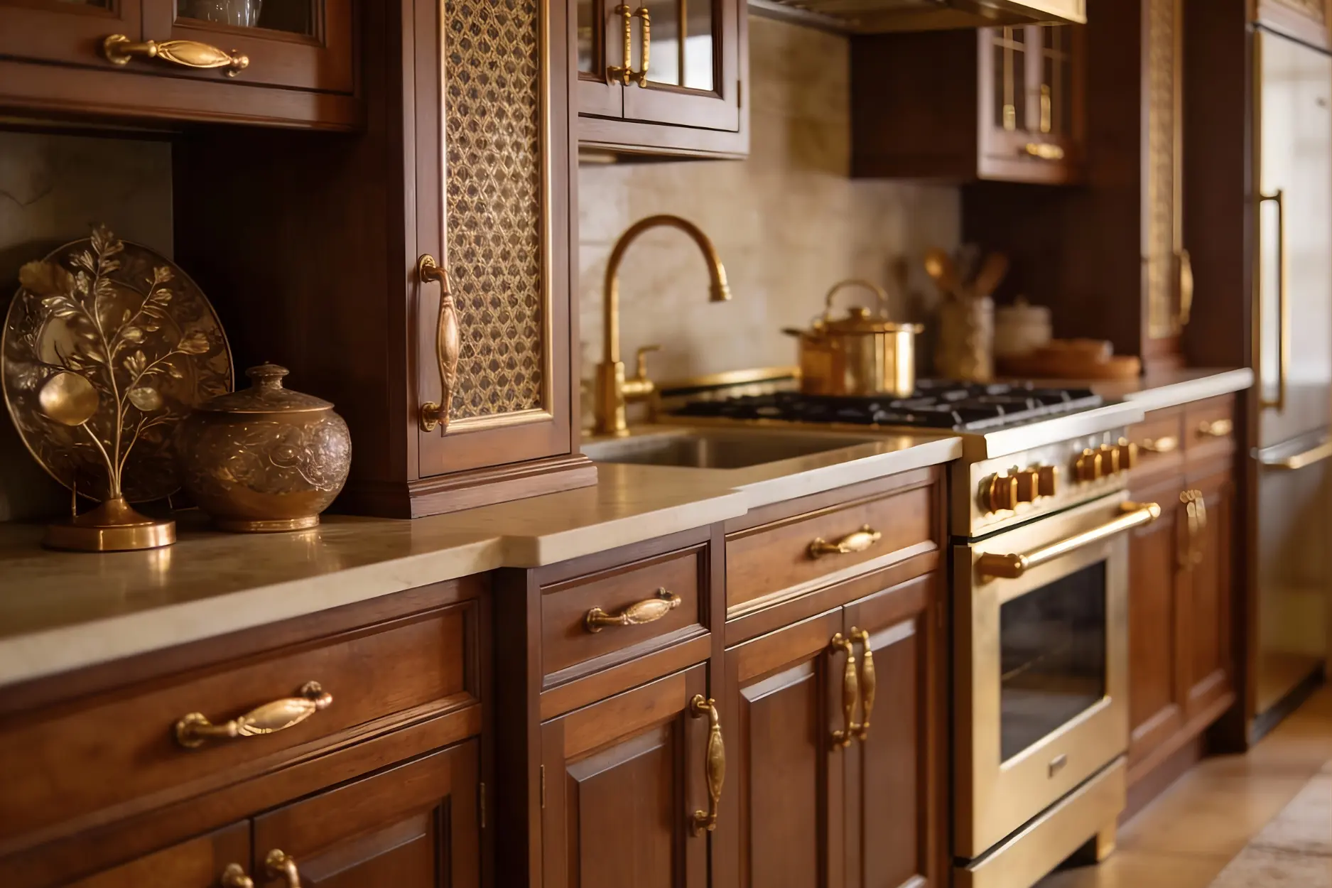 Gold and Brown β Earthy & Warm