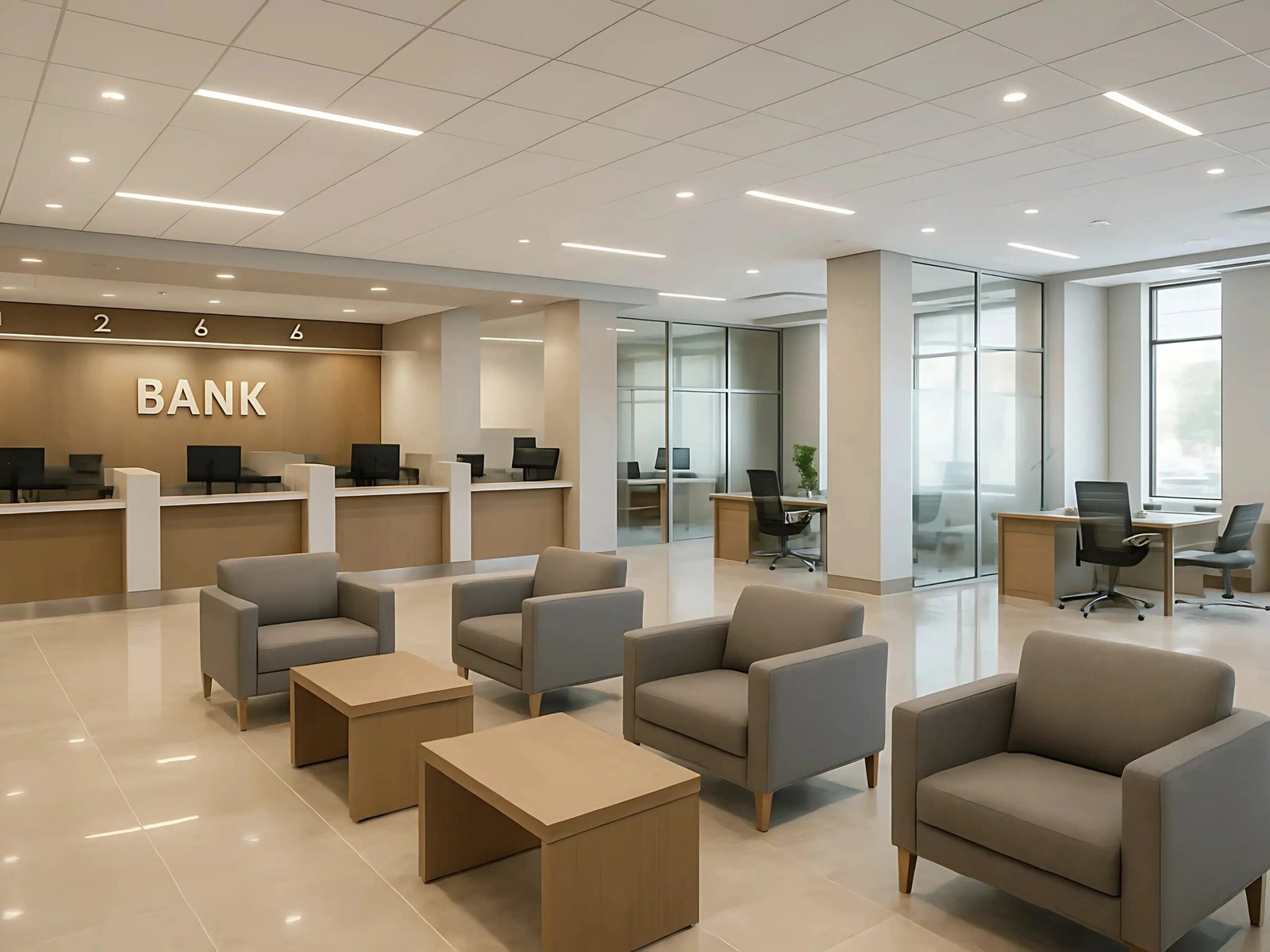 bank interior design