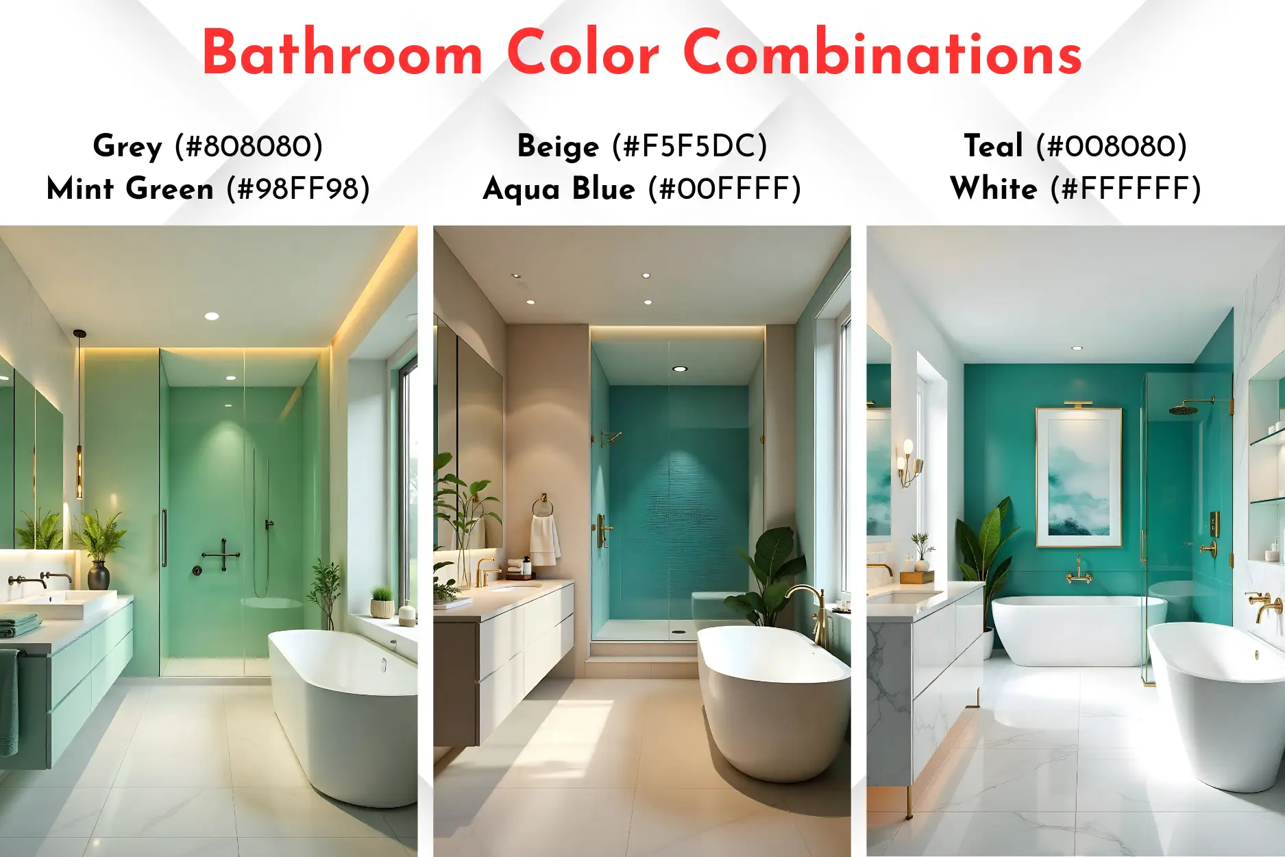 Best Bathroom Color Combinations