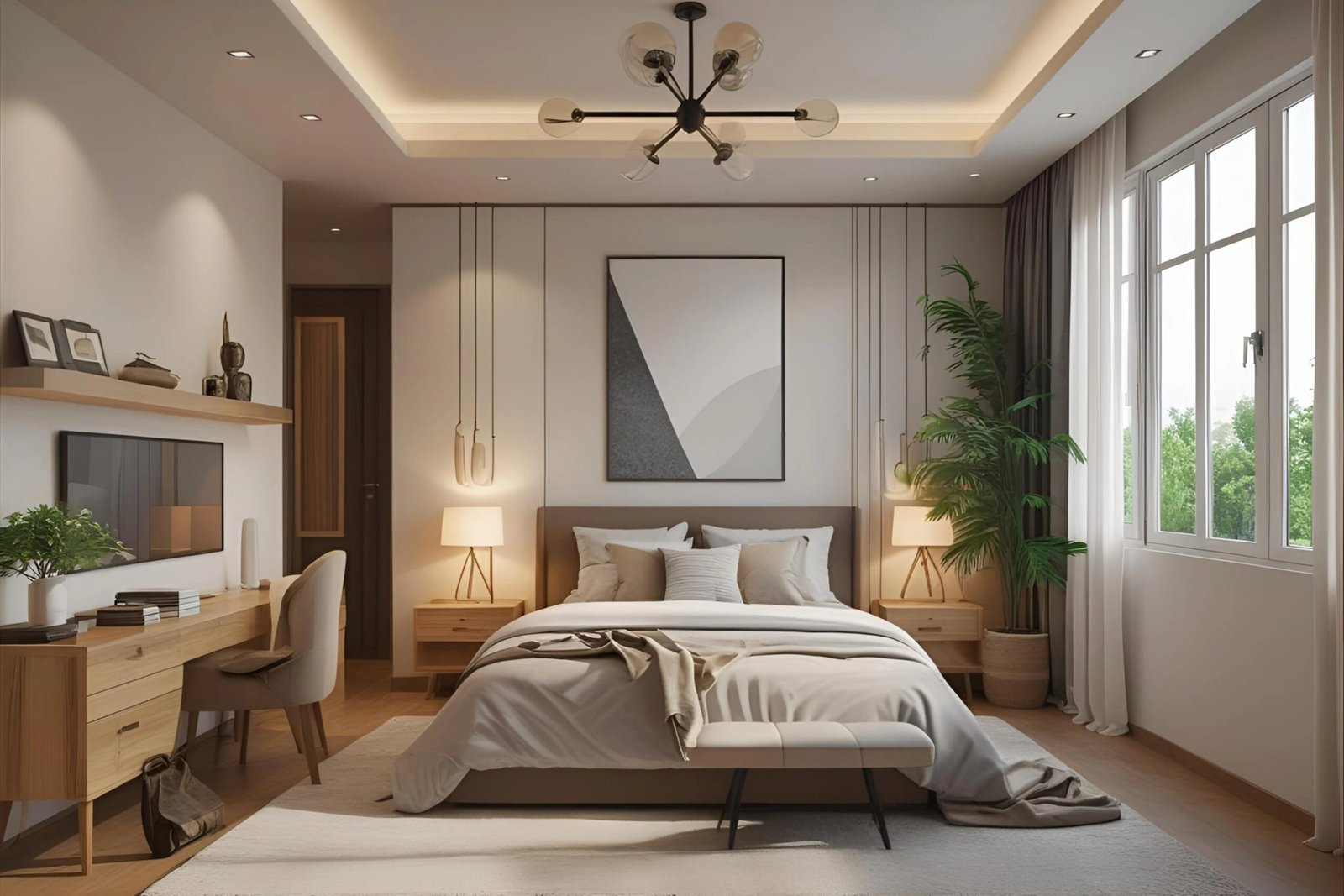 simple bedroom interior design