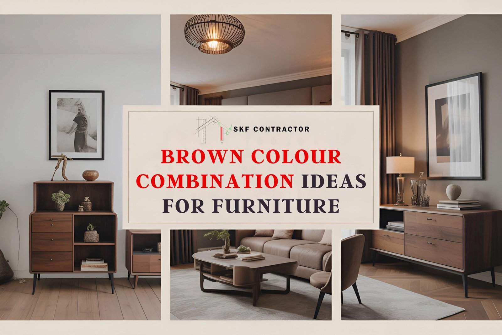 Brown Colour Combination Ideas for Furniture