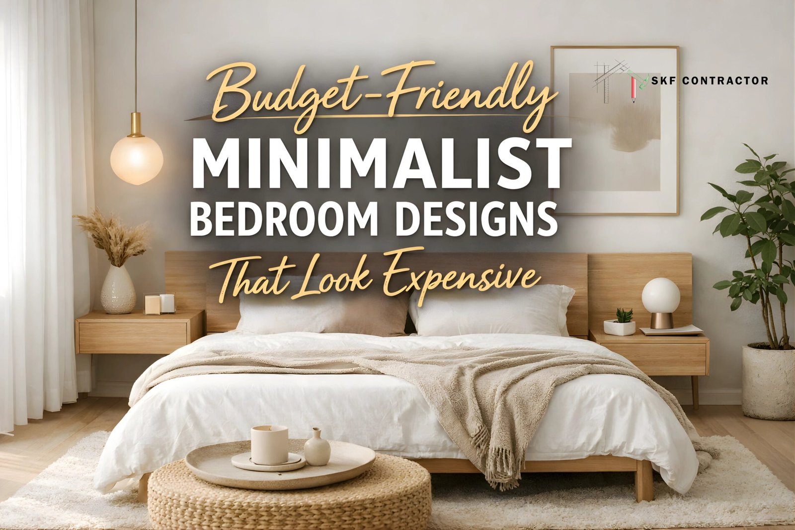 Budget-Friendly Minimalist Bedroom Designs That Look Expensive
