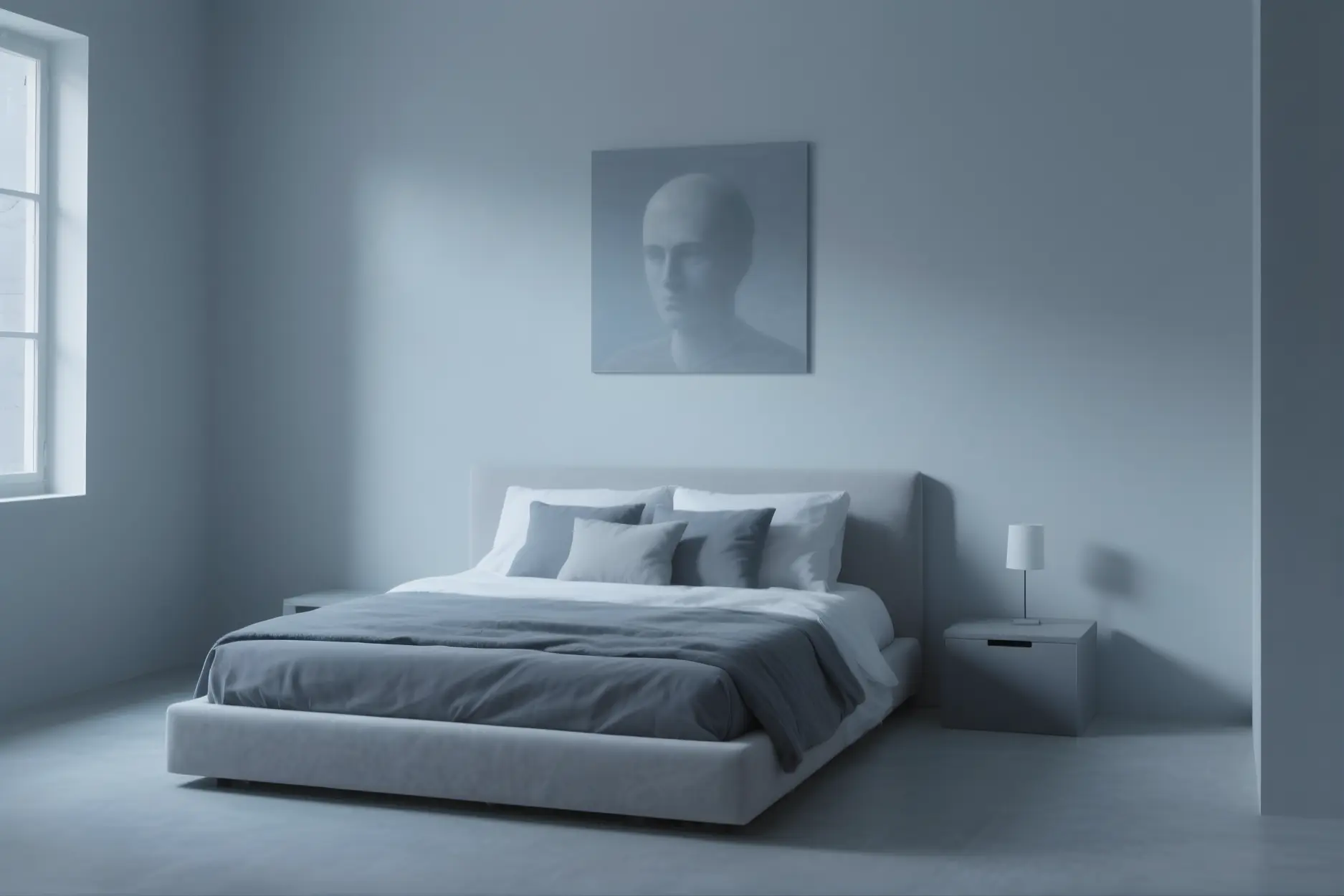 calm color bedroom