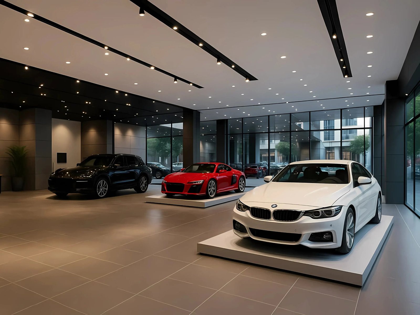 car showroom interior design