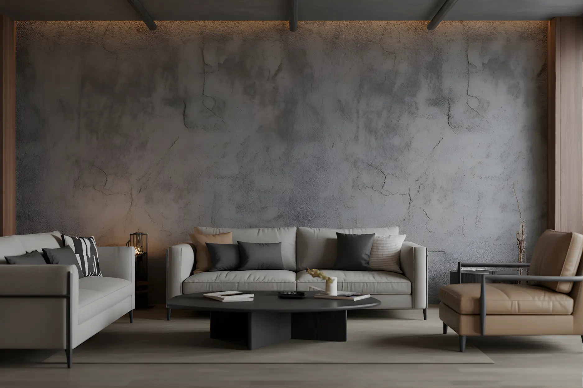 concrete finsh walls