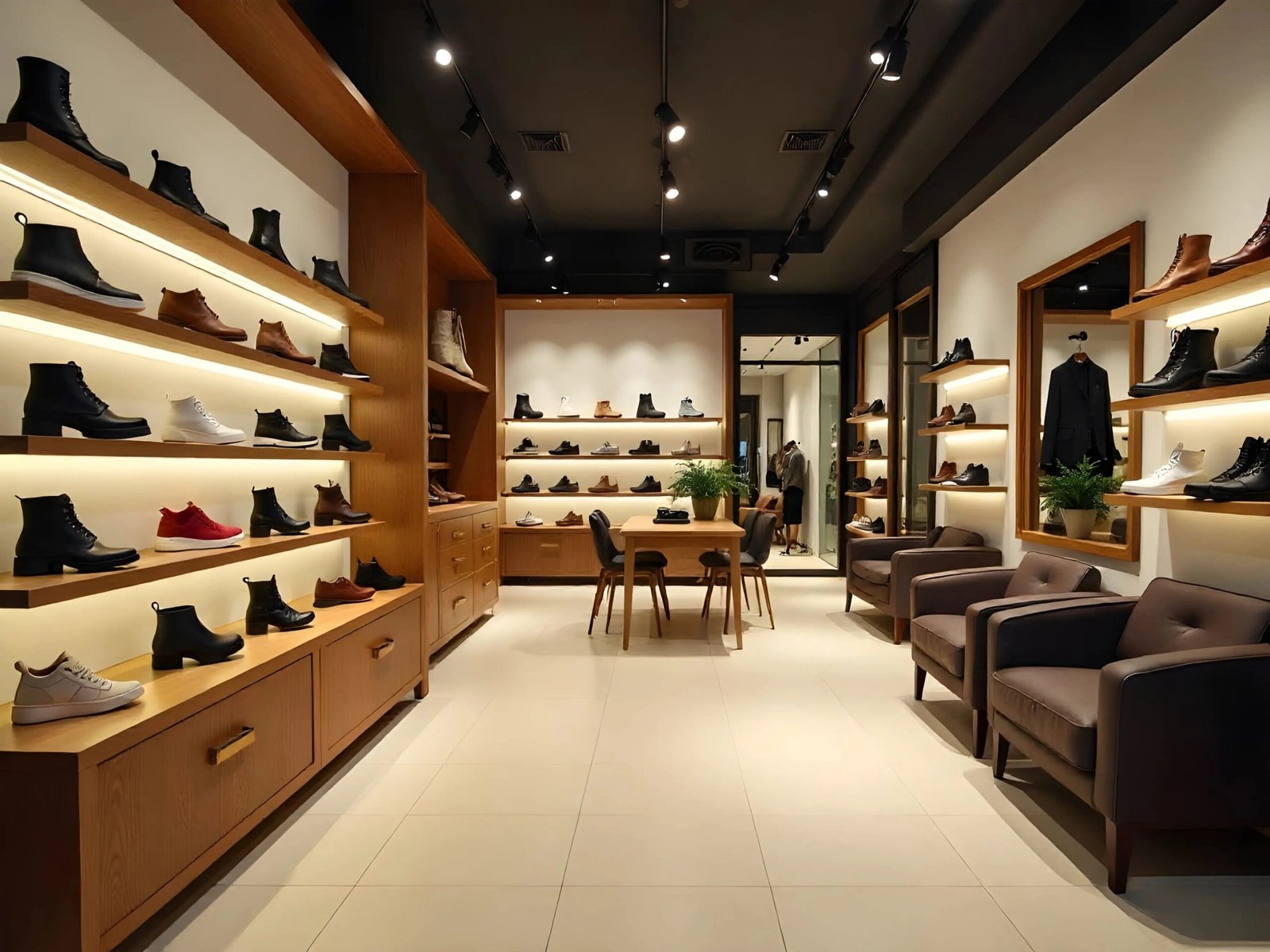 footwear showroom interior design