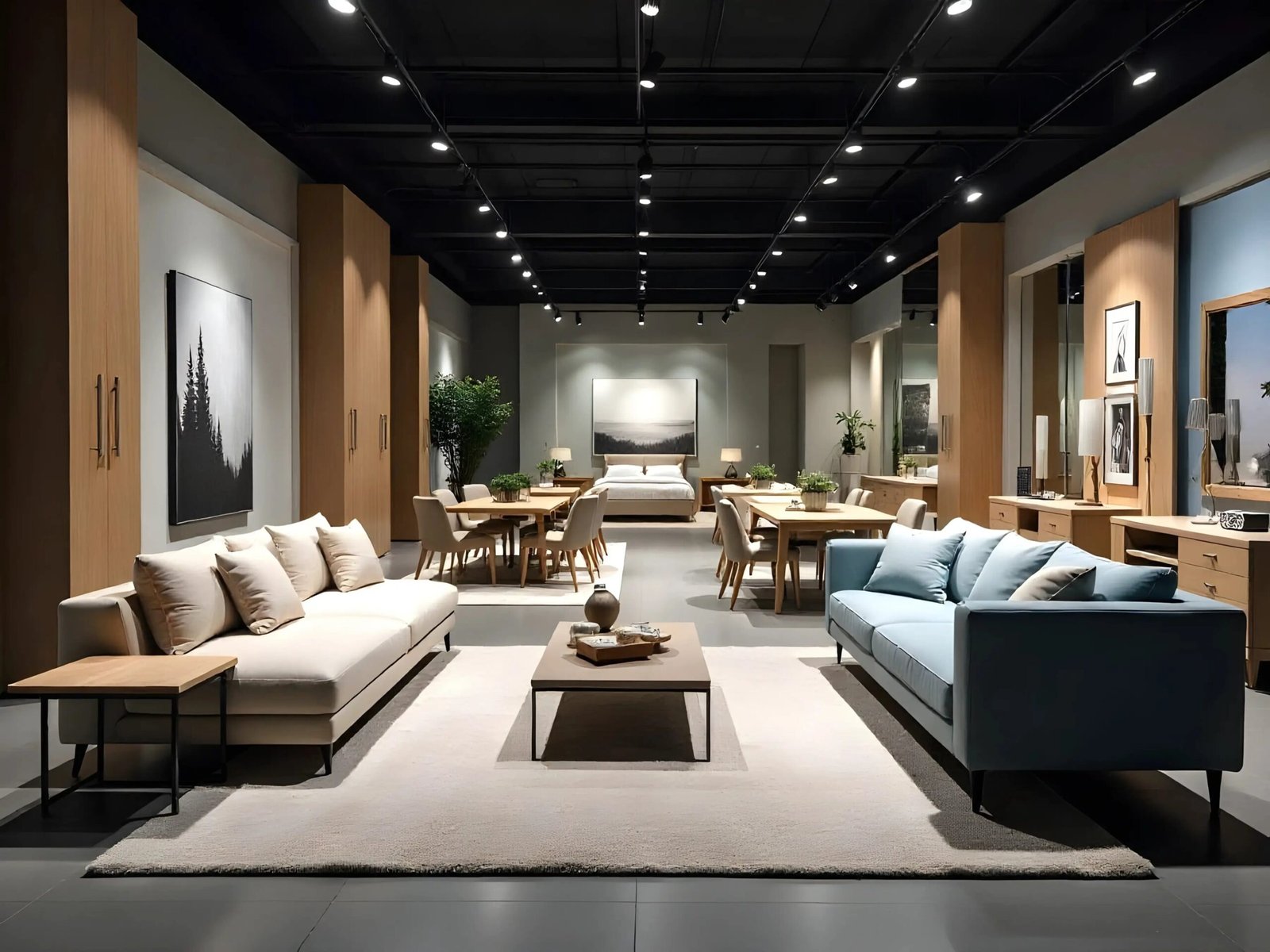 furniture showroom interior design