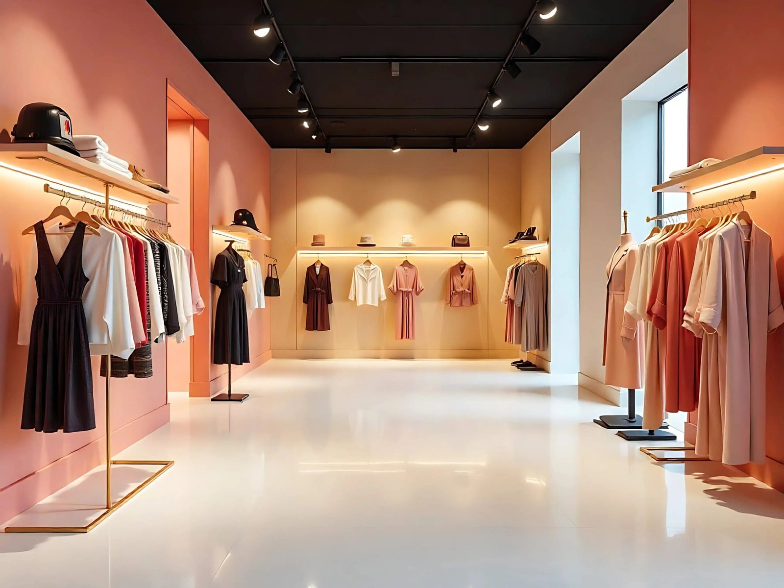 garments showroom interior design