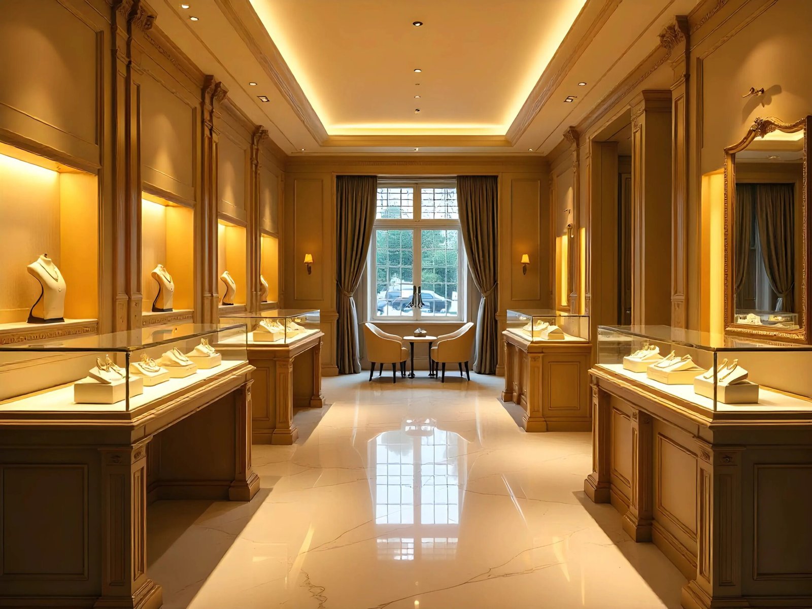 Gold Jewellery Shop Interior Design