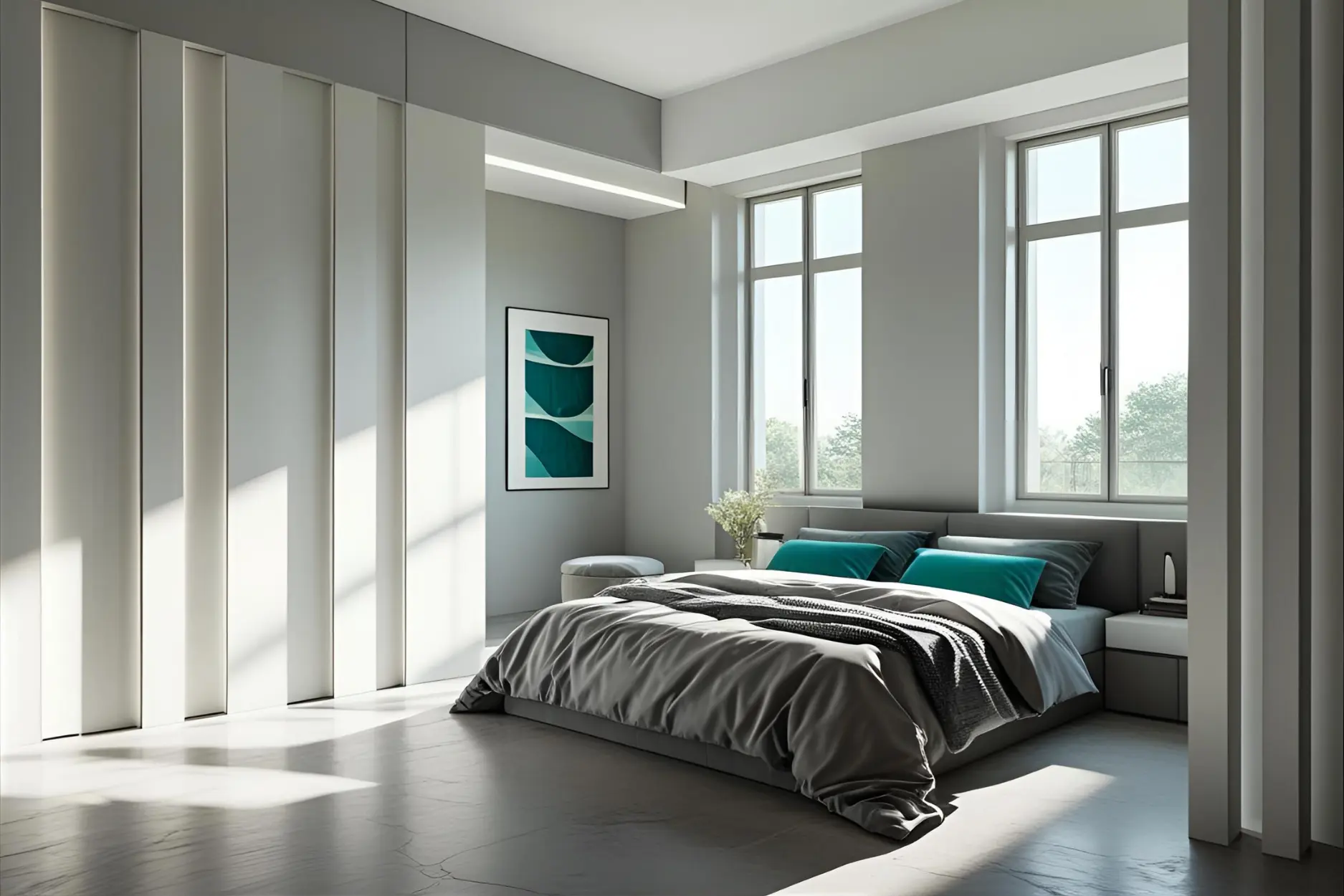 Gypsum partition