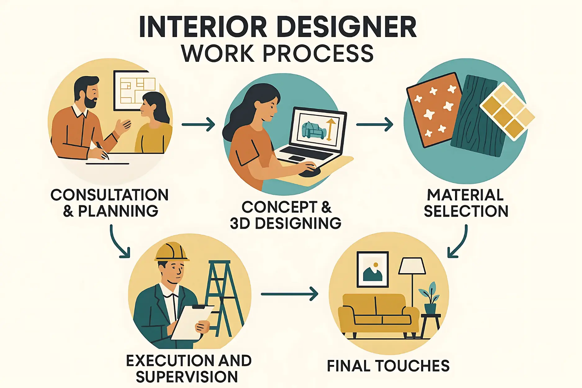 Interior Designer Work Process