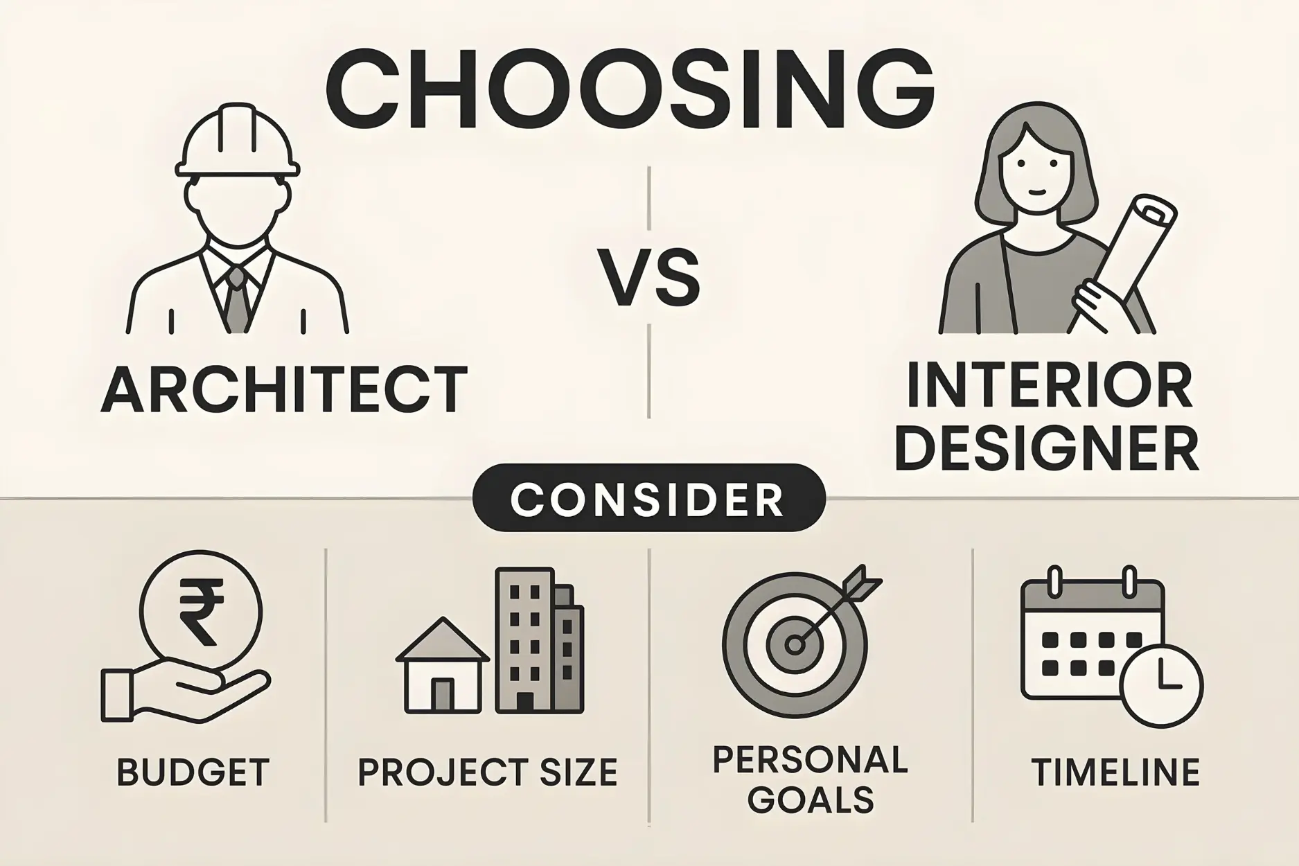 How Do You Choose Between an Architect and an Interior Designer?
