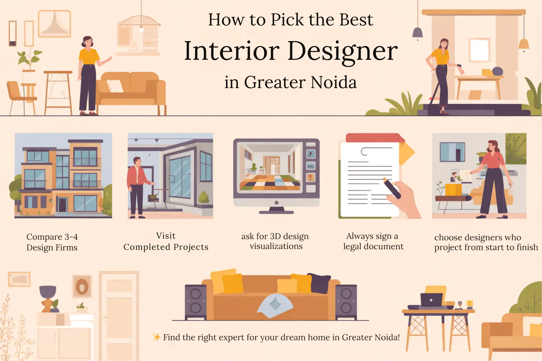 how to pick the best interior designer