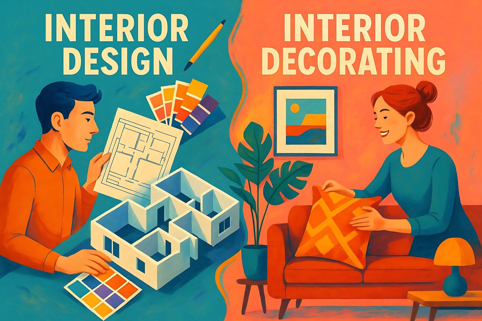 Interior Design vs. Interior Decorating