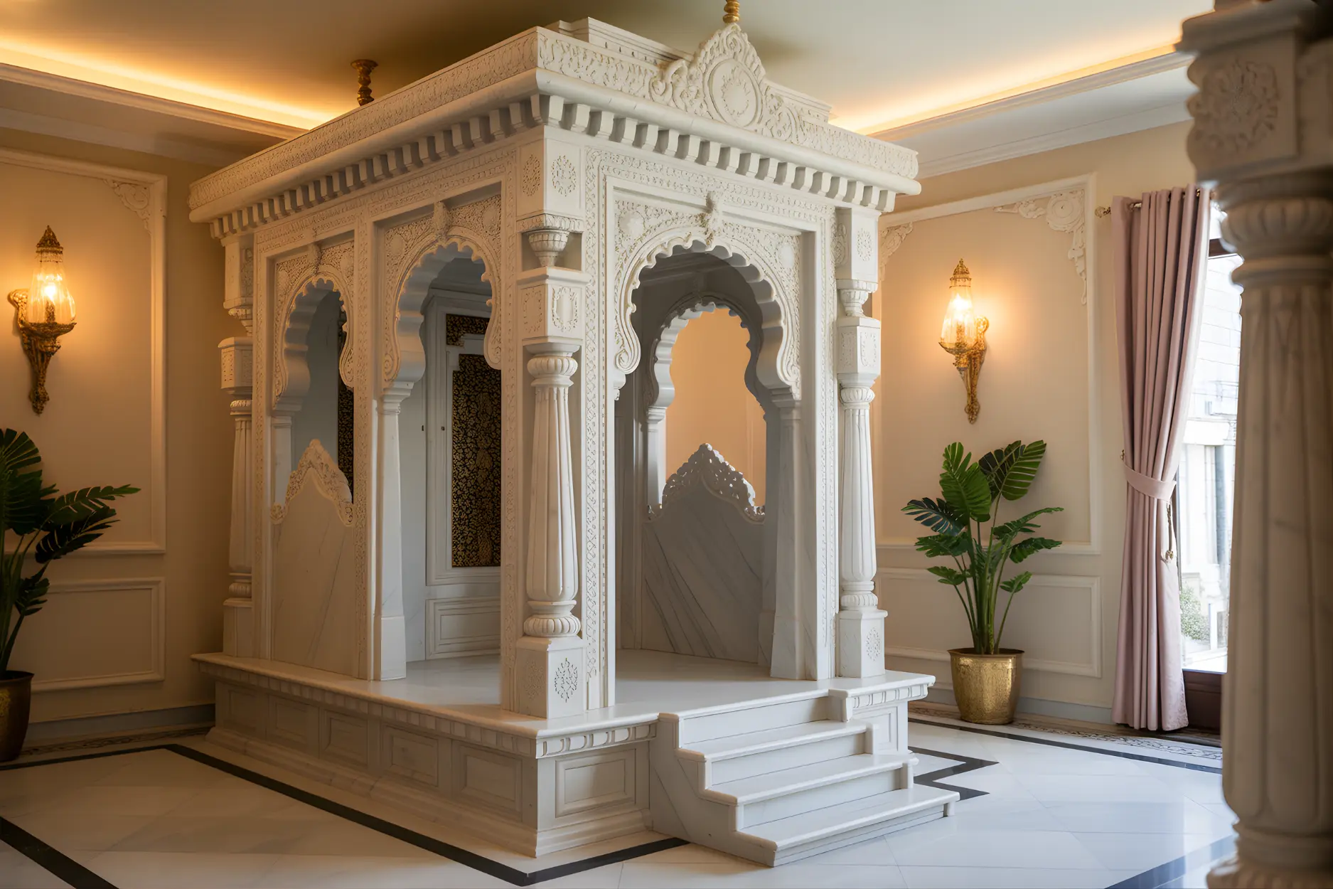 italian marble mandir