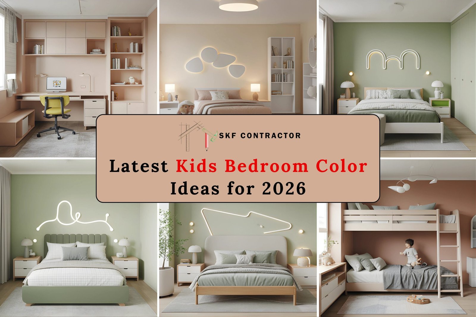 latest Kids Bedroom Color Ideas