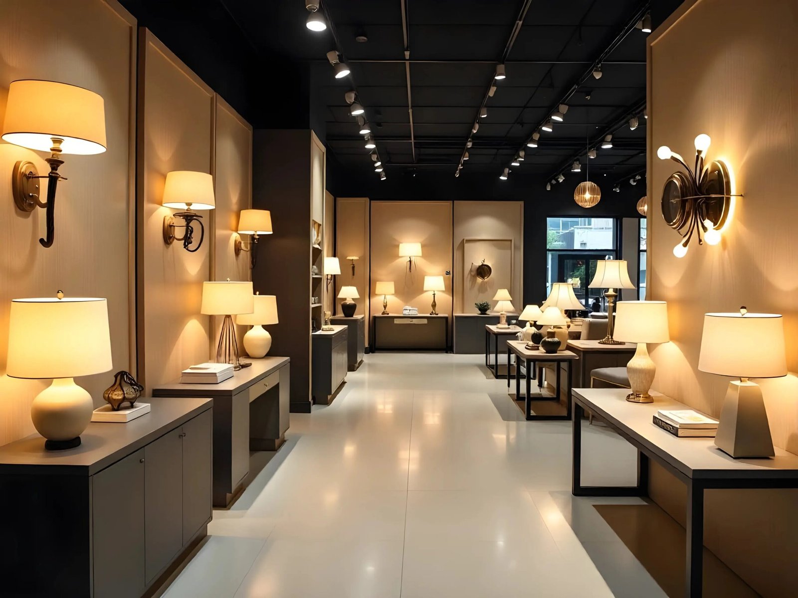 lighting showroom interior design