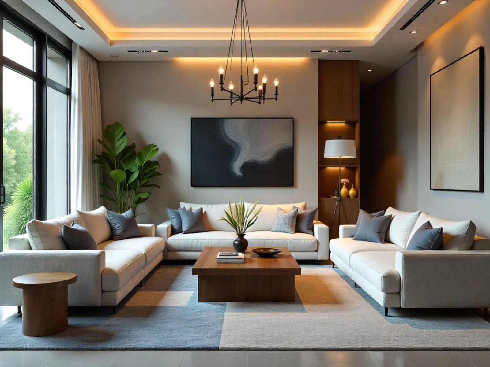 living room interior design in low budget