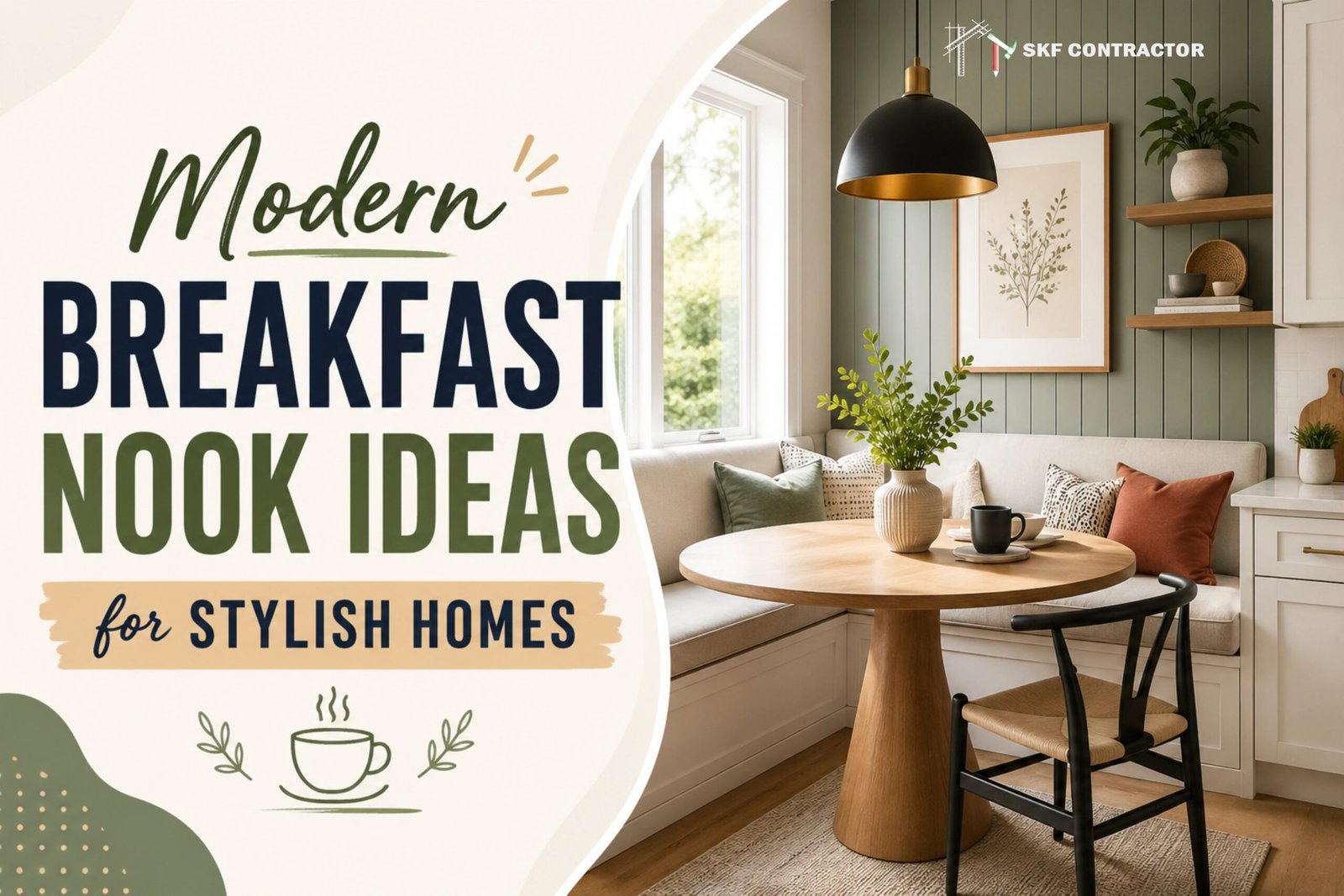 Modern Breakfast Nook Ideas for Stylish Homes