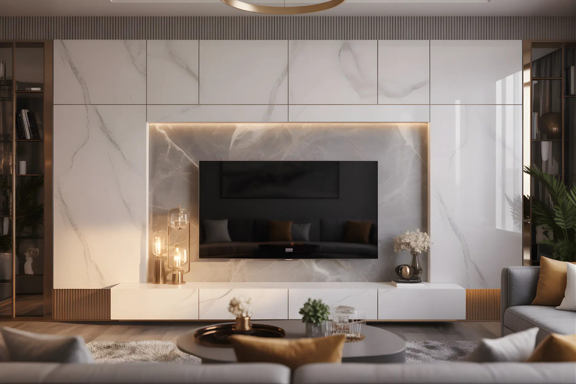 marvel finish tv units