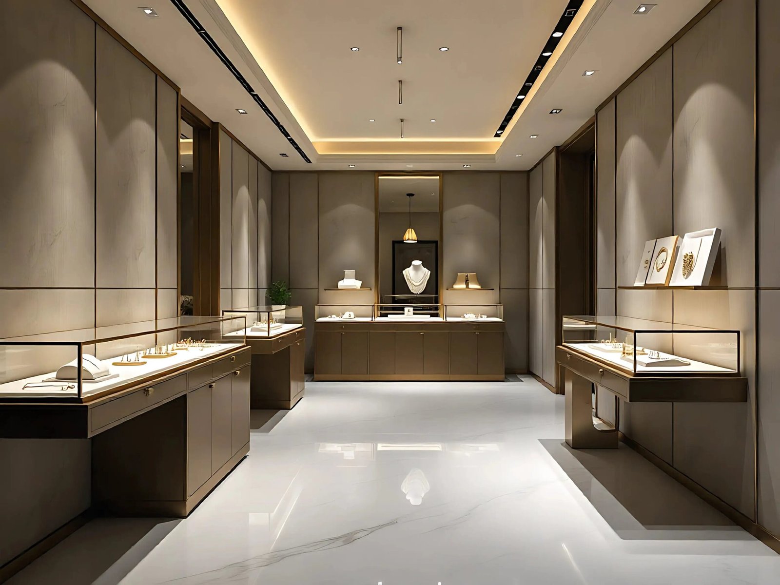 modern jewellery shop interior design