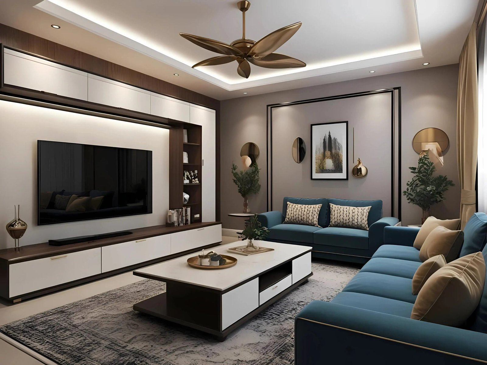 Modren Living Room Interior Design