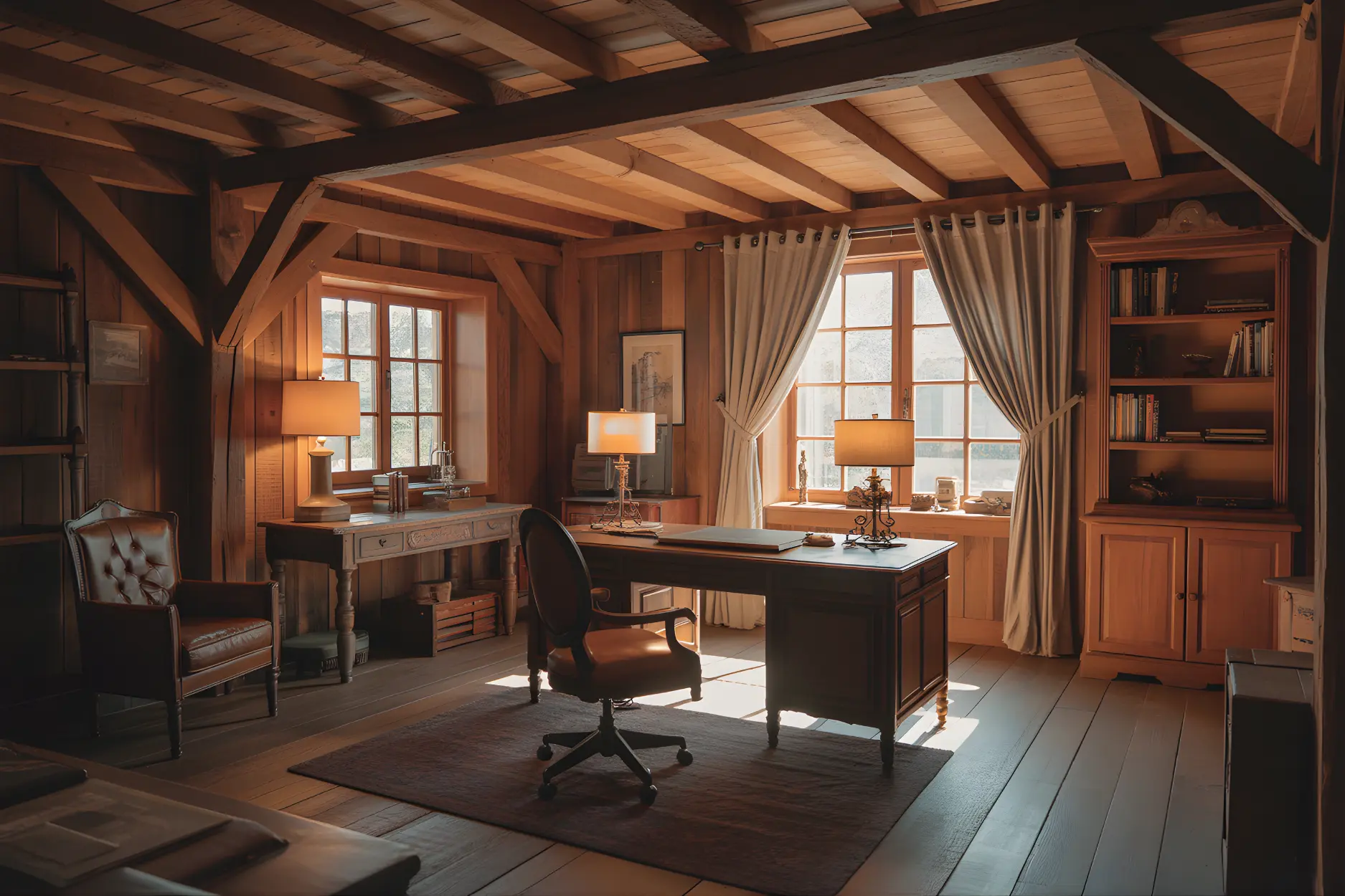 Rustic Home Office