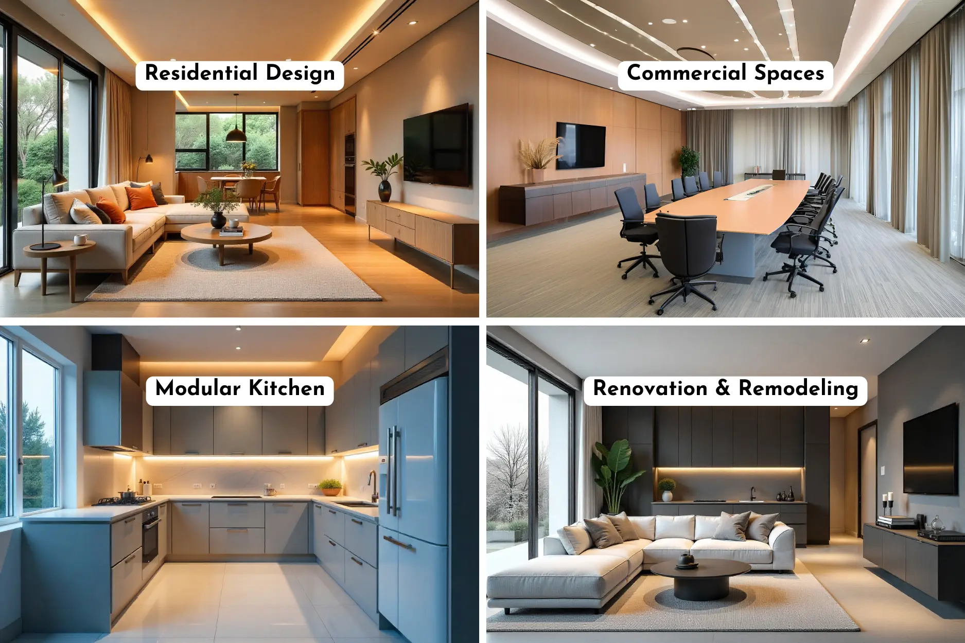 Services of interior designers