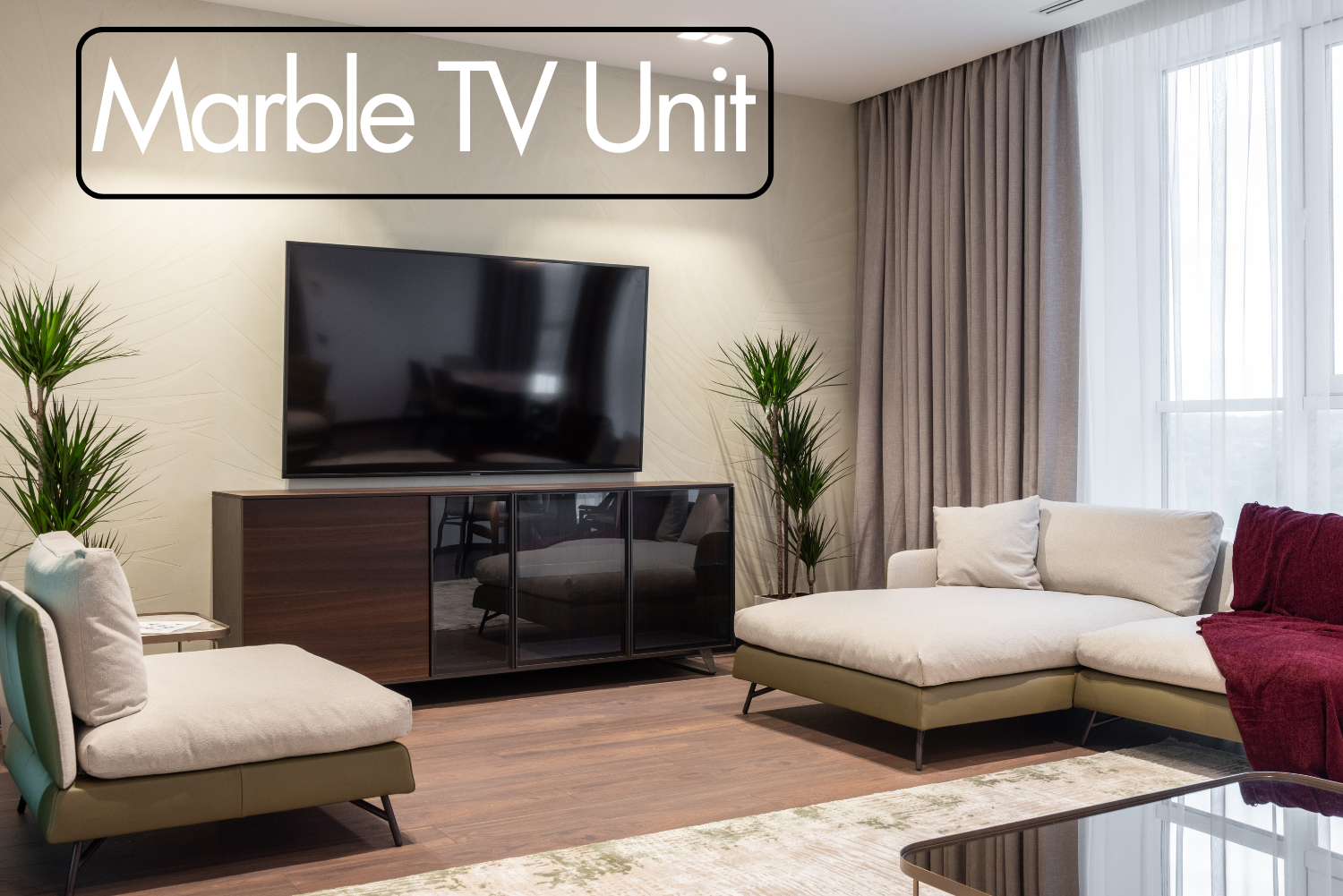 Marble TV Unit